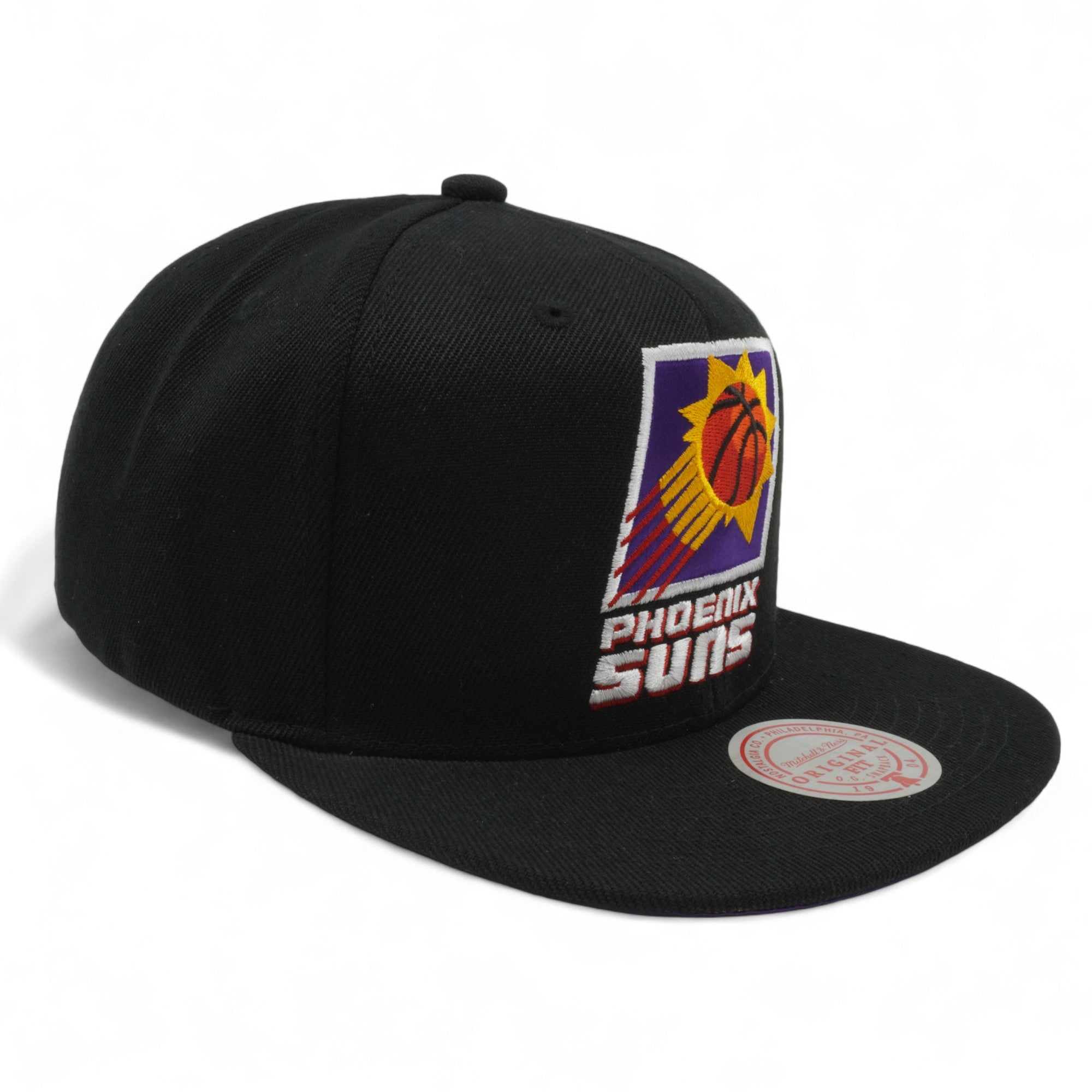 Mens MITCHELL & NESS NBA SATIN UNDER SNAPBACK HWC SUNS