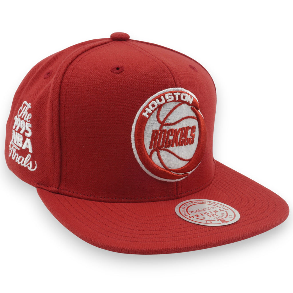 Mens Mitchell & Ness NBA BACK TO BASICS SNAPBACK HWC ROCKETS