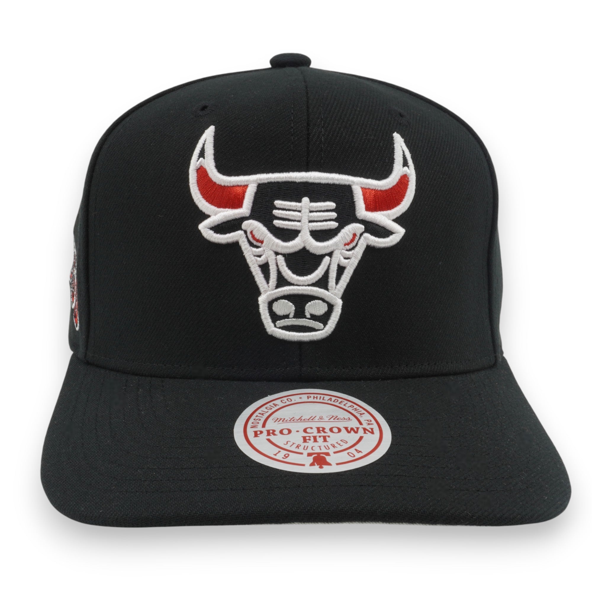 MENS MITCHELL & NESS NBA TEAM FLIP PRO SNAPBACK BULLS - BLACK