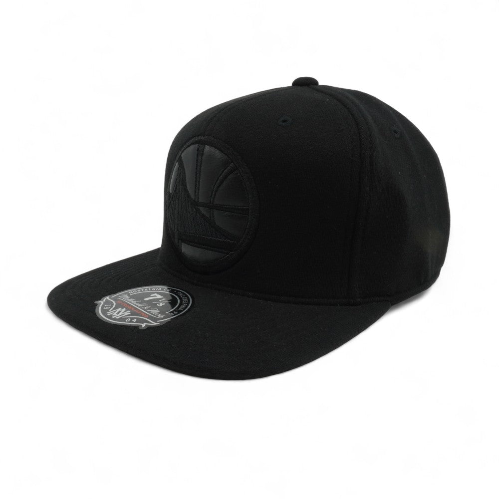 Mens Mitchell & Ness NBA Golden State Warriors Blacked Out Hi Crown Fit