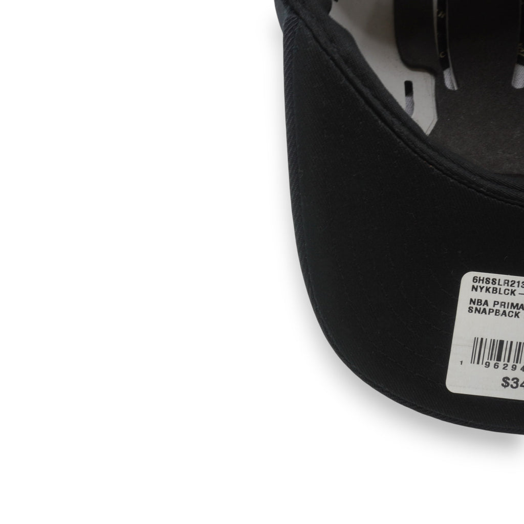 MENS MITCHELL & NESS NBA PRIMARY LOGO SNAPBACK KNICKS - BLACK