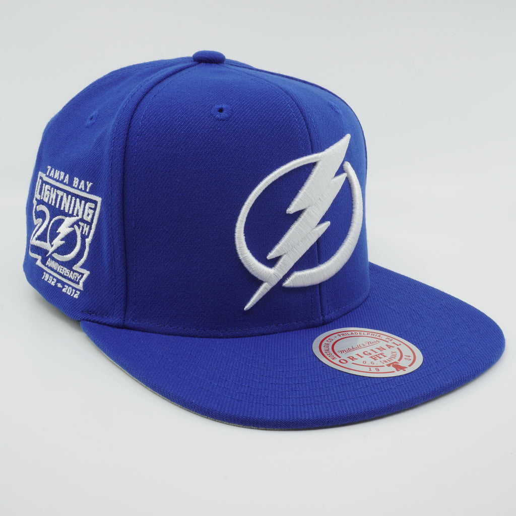MENS MITCHELL & NESS NHL BACK TO BASICS SNAPBACK LIGHTNING - NAVY