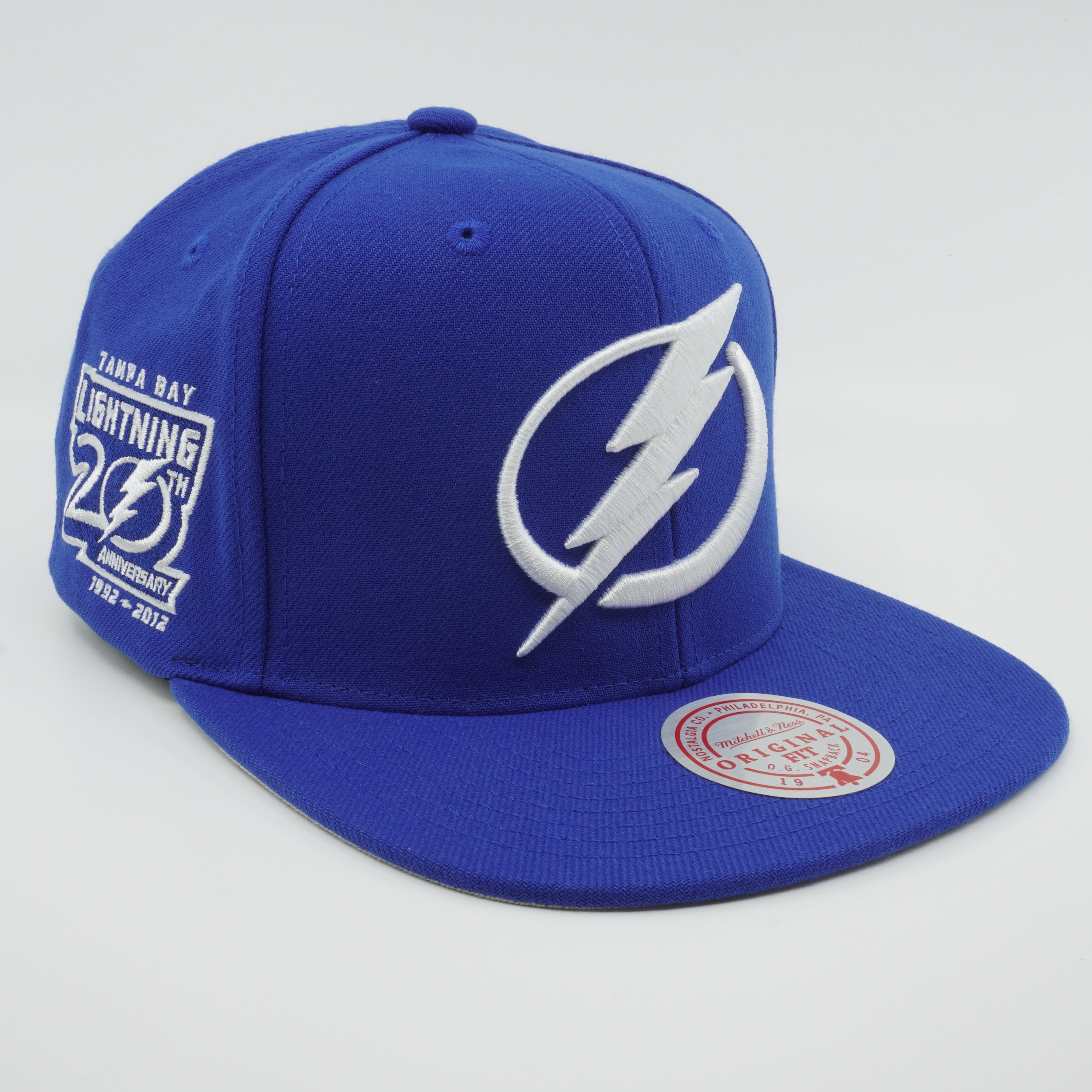 MENS MITCHELL & NESS NHL BACK TO BASICS SNAPBACK LIGHTNING - NAVY