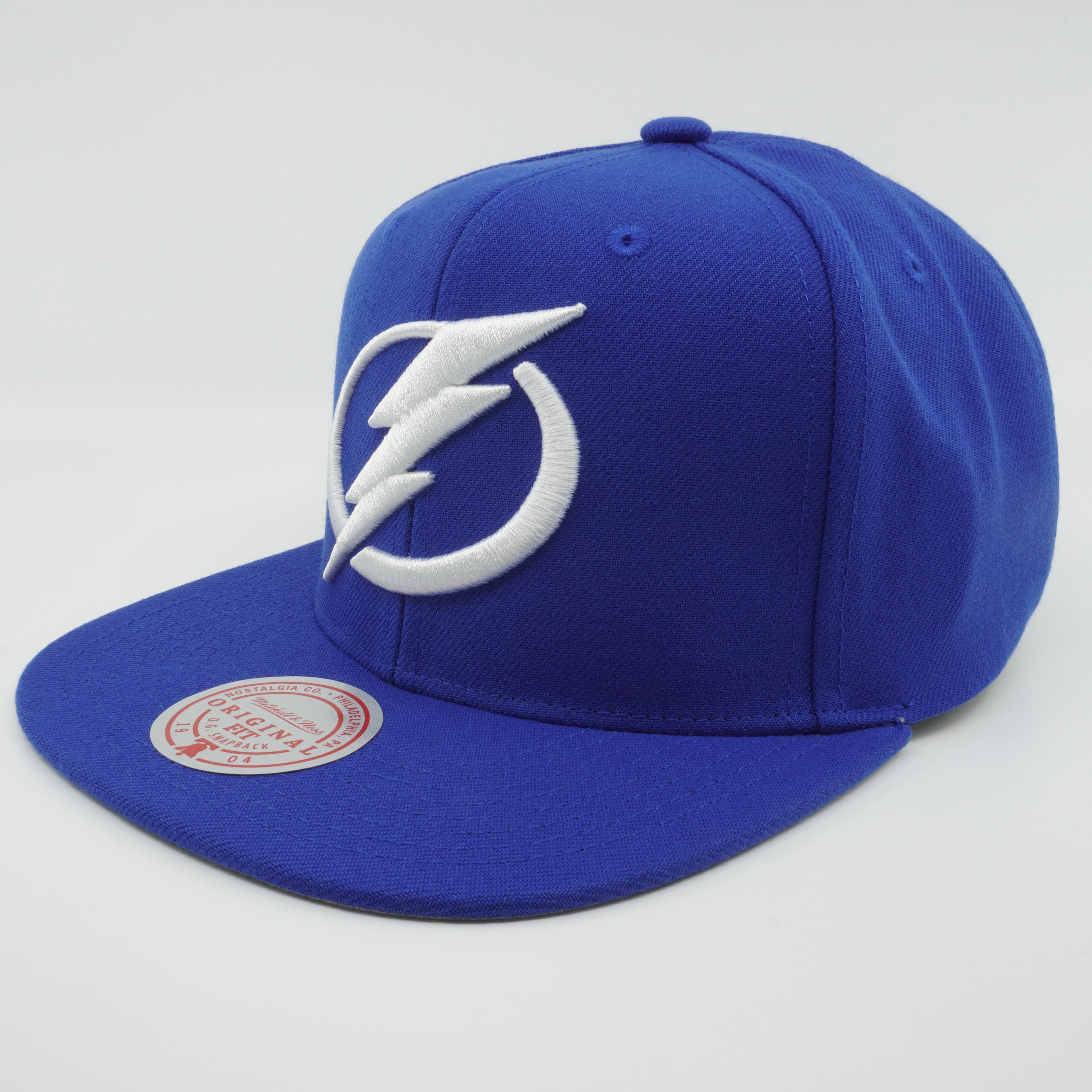 MENS MITCHELL & NESS NHL BACK TO BASICS SNAPBACK LIGHTNING - NAVY