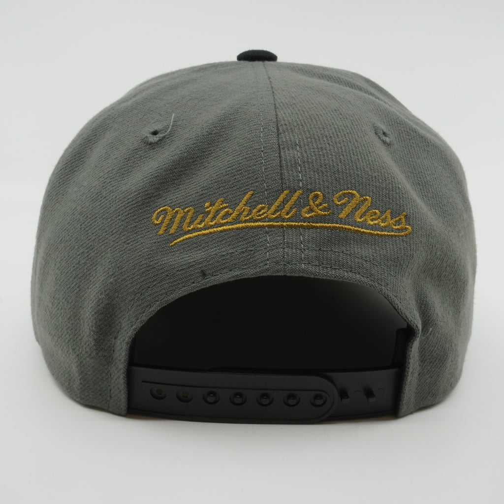 MENS MITCHELL & NESS NHL STORM FRONT SNAPBACK KNIGHTS - GREY