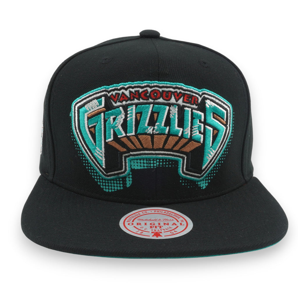 MENS MITCHELL & NESS NBA BIG FACE 7.0 SNAPBACK HWC GRIZZLIES - BLACK