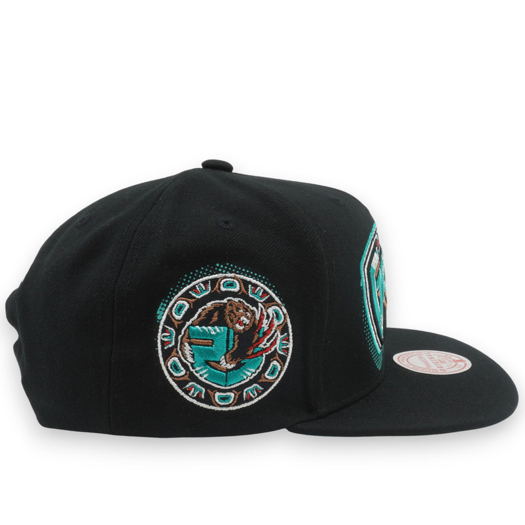 MENS MITCHELL & NESS NBA BIG FACE 7.0 SNAPBACK HWC GRIZZLIES - BLACK