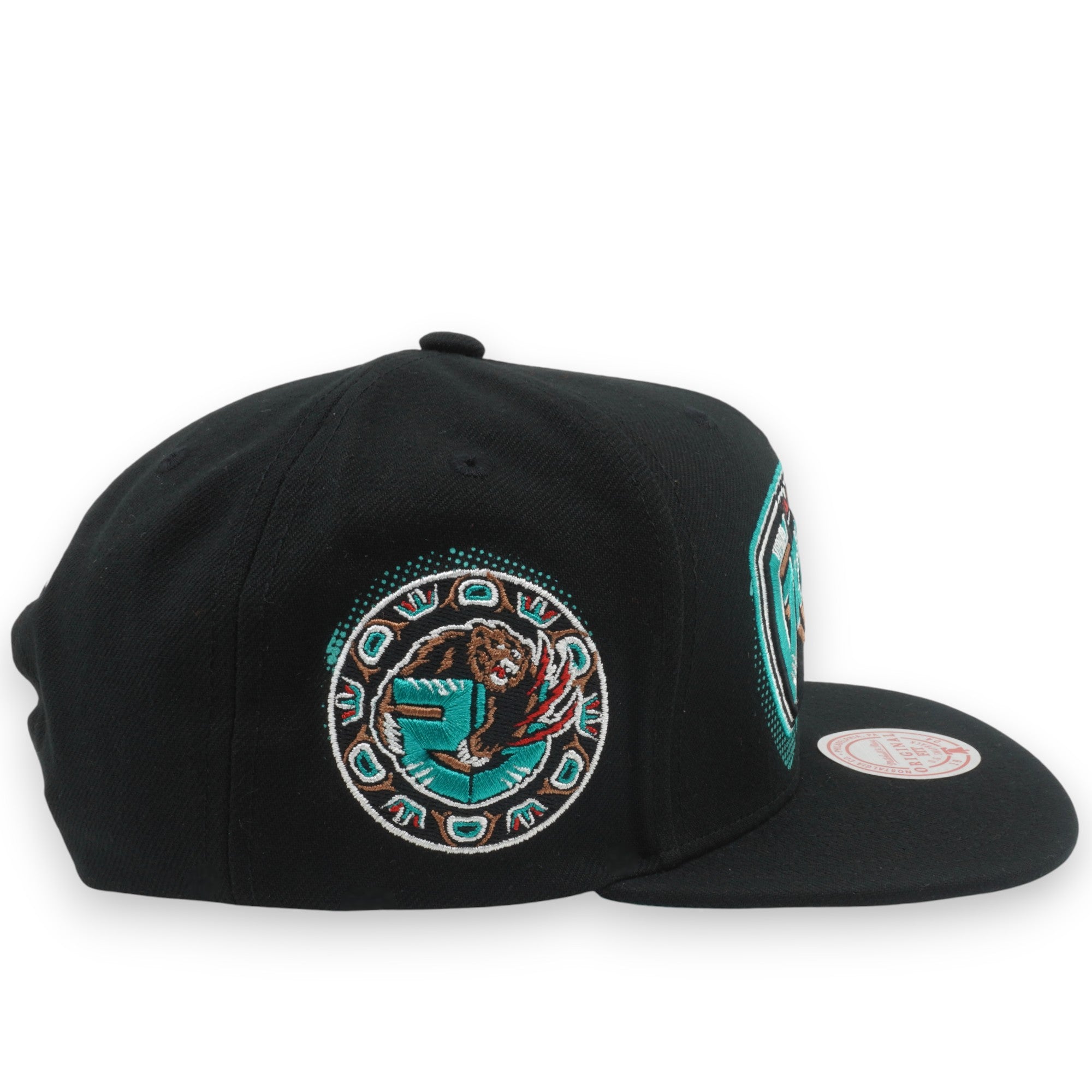 MENS MITCHELL & NESS NBA BIG FACE 7.0 SNAPBACK HWC GRIZZLIES - BLACK