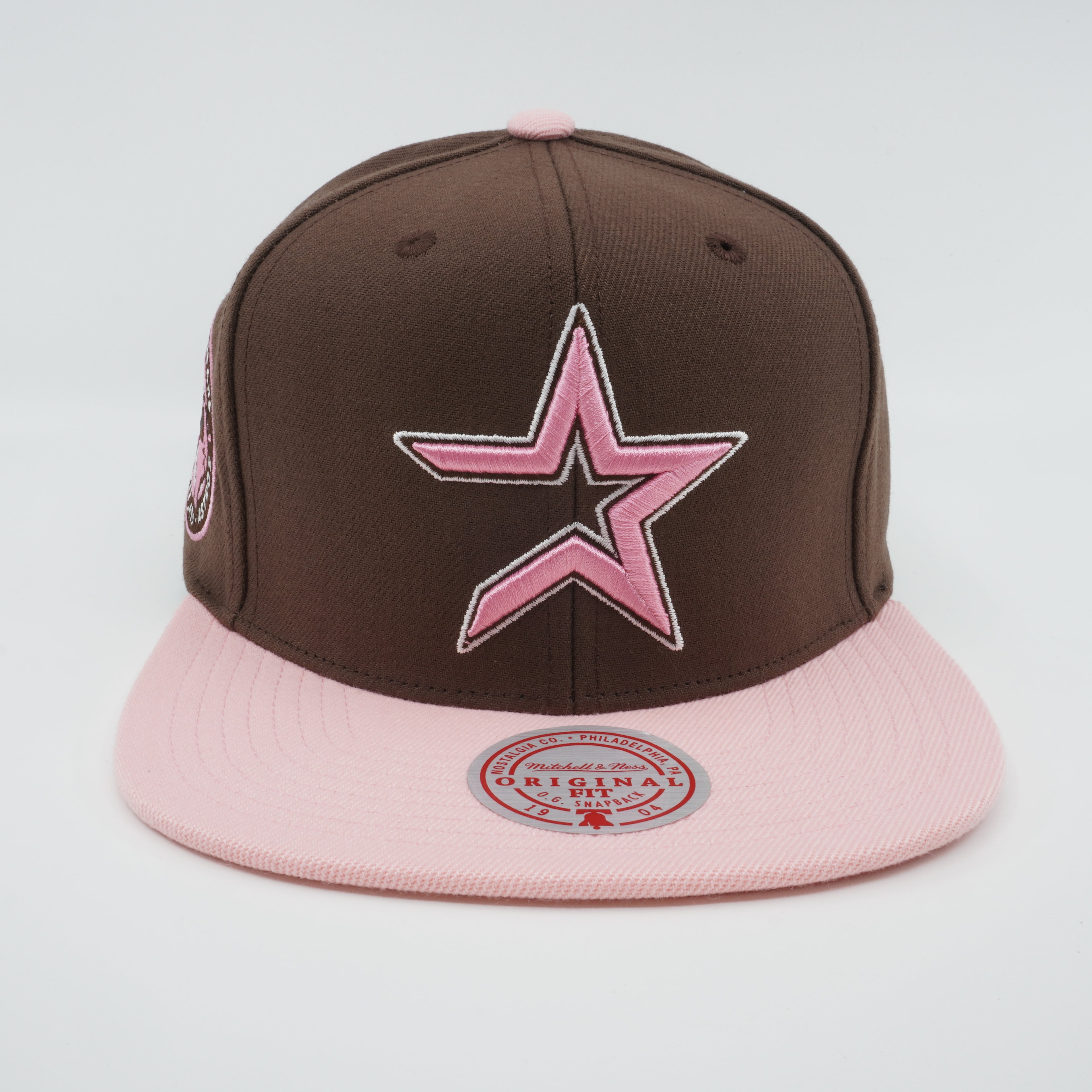 MENS MITCHELL & NESS MLB NEOPOLITAN SNAPBACK COOP ASTROS - BROWN