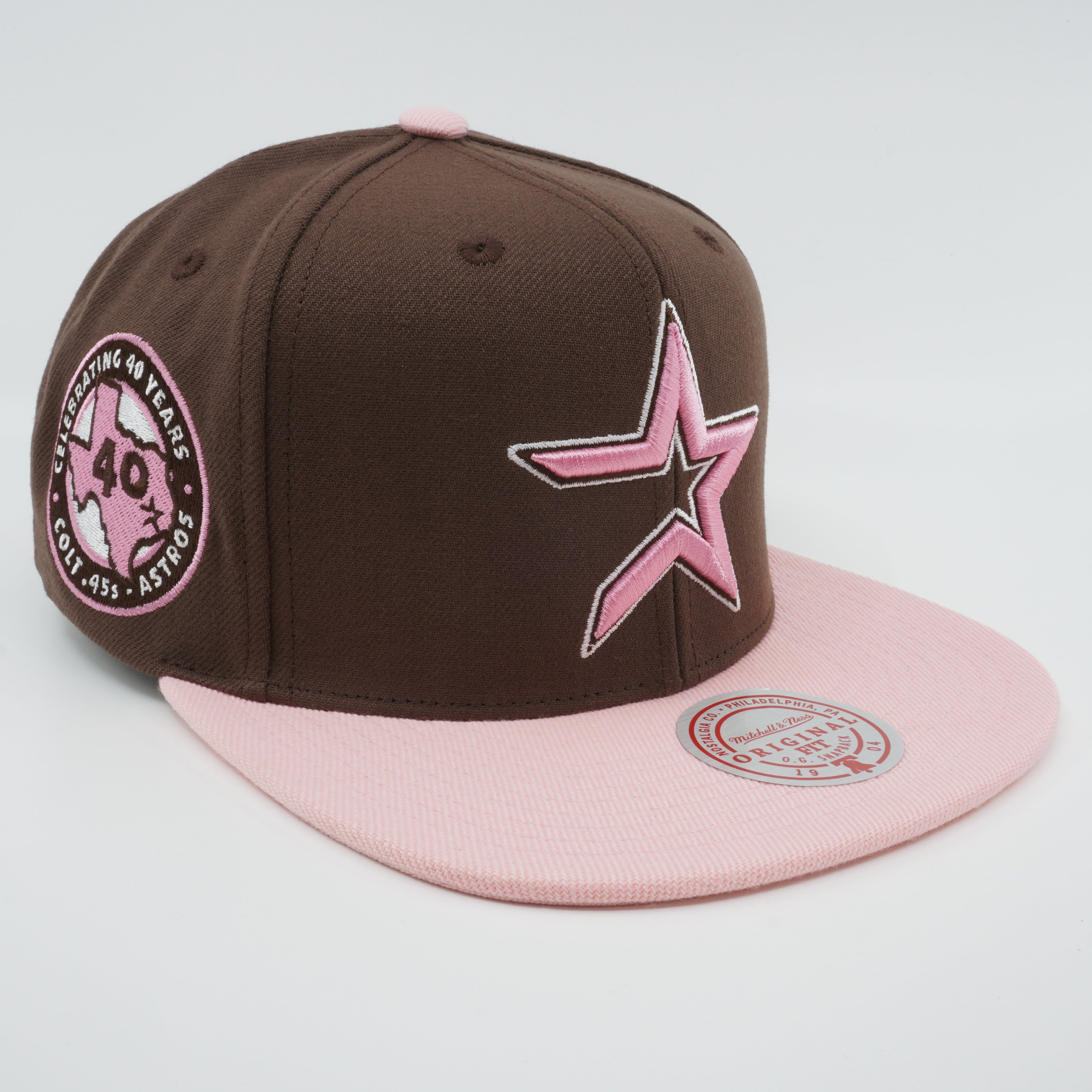 MENS MITCHELL & NESS MLB NEOPOLITAN SNAPBACK COOP ASTROS - BROWN