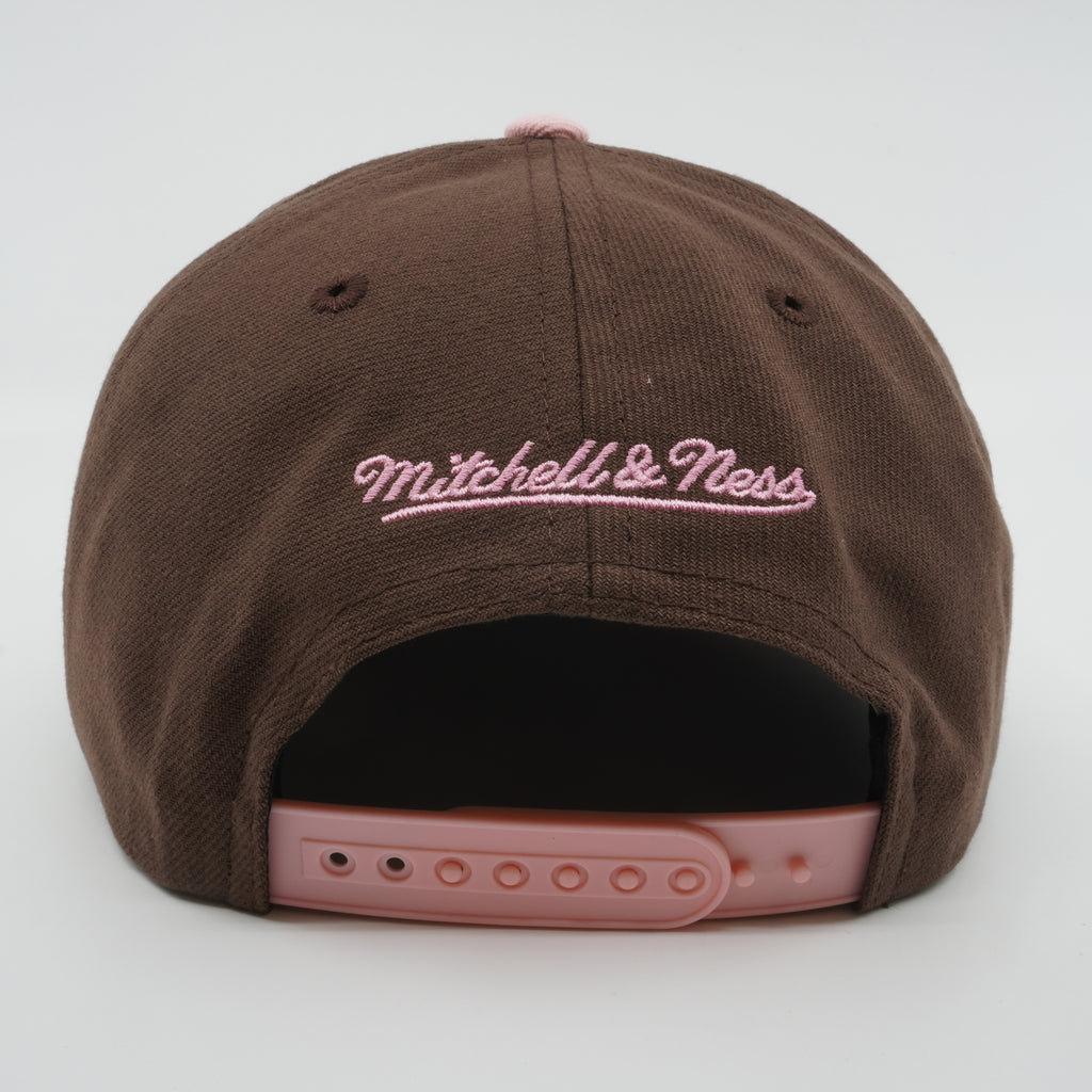MENS MITCHELL & NESS MLB NEOPOLITAN SNAPBACK COOP ASTROS - BROWN