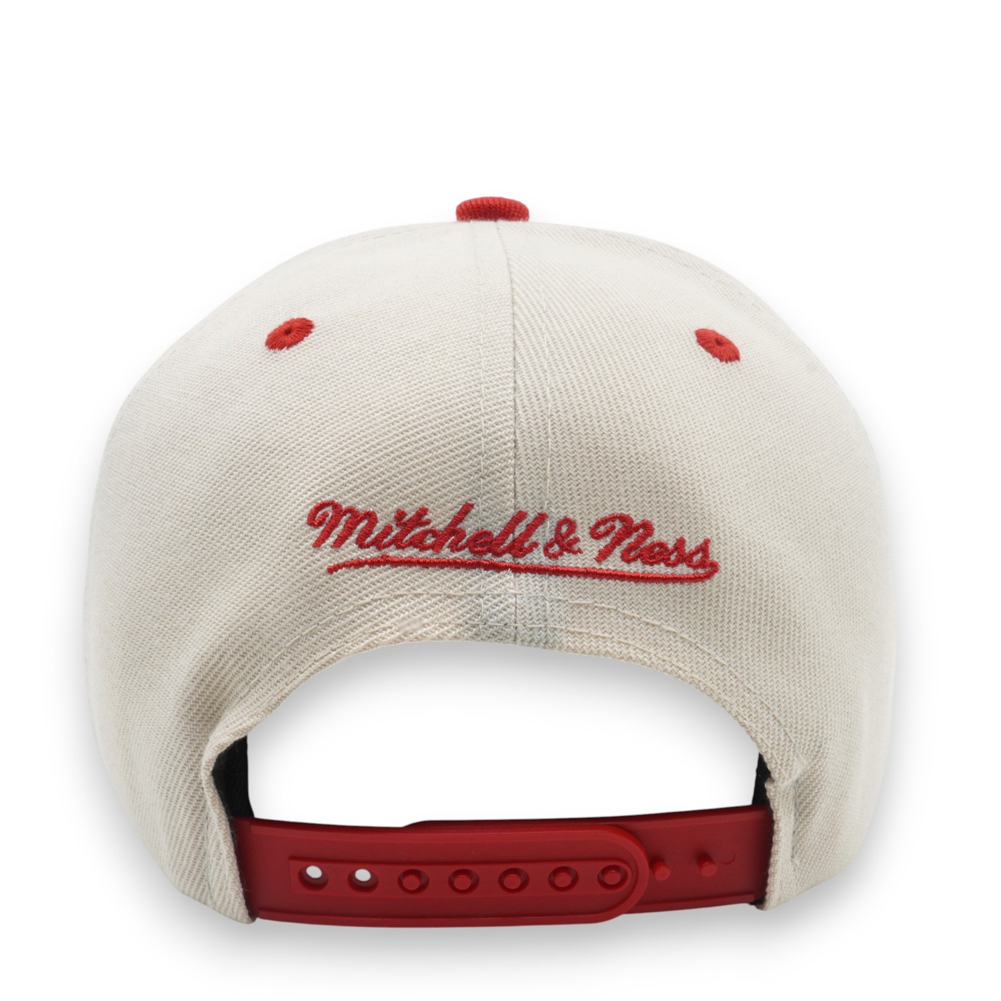 MENS MITCHELL & NESS MLB RETRO TYPE PRO SNAPBACK BRAVES - OFF WHITE