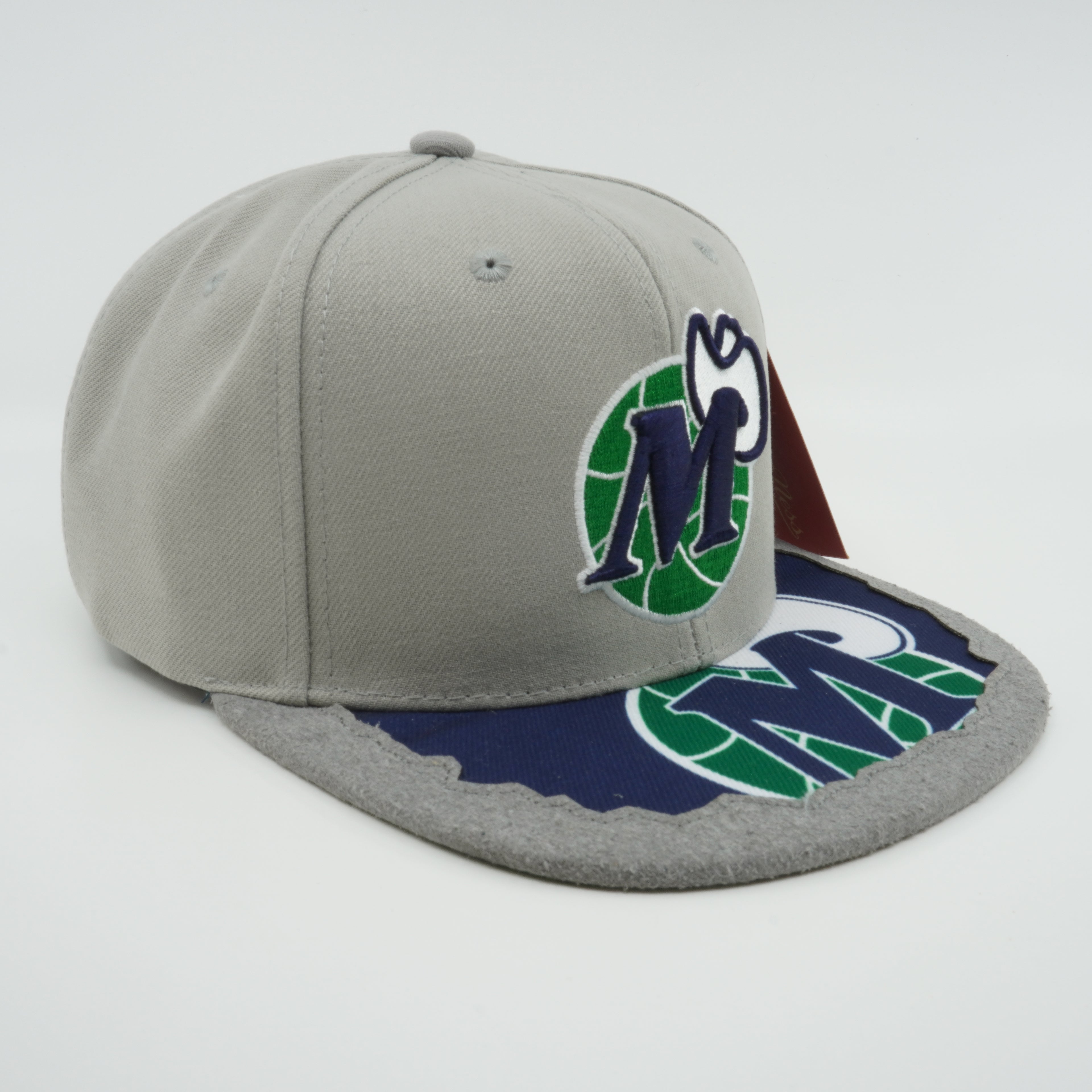 MENS MITCHELL & NESS NBA MUNCH TIME SNAPBACK HWC MAVERICKS - GREY