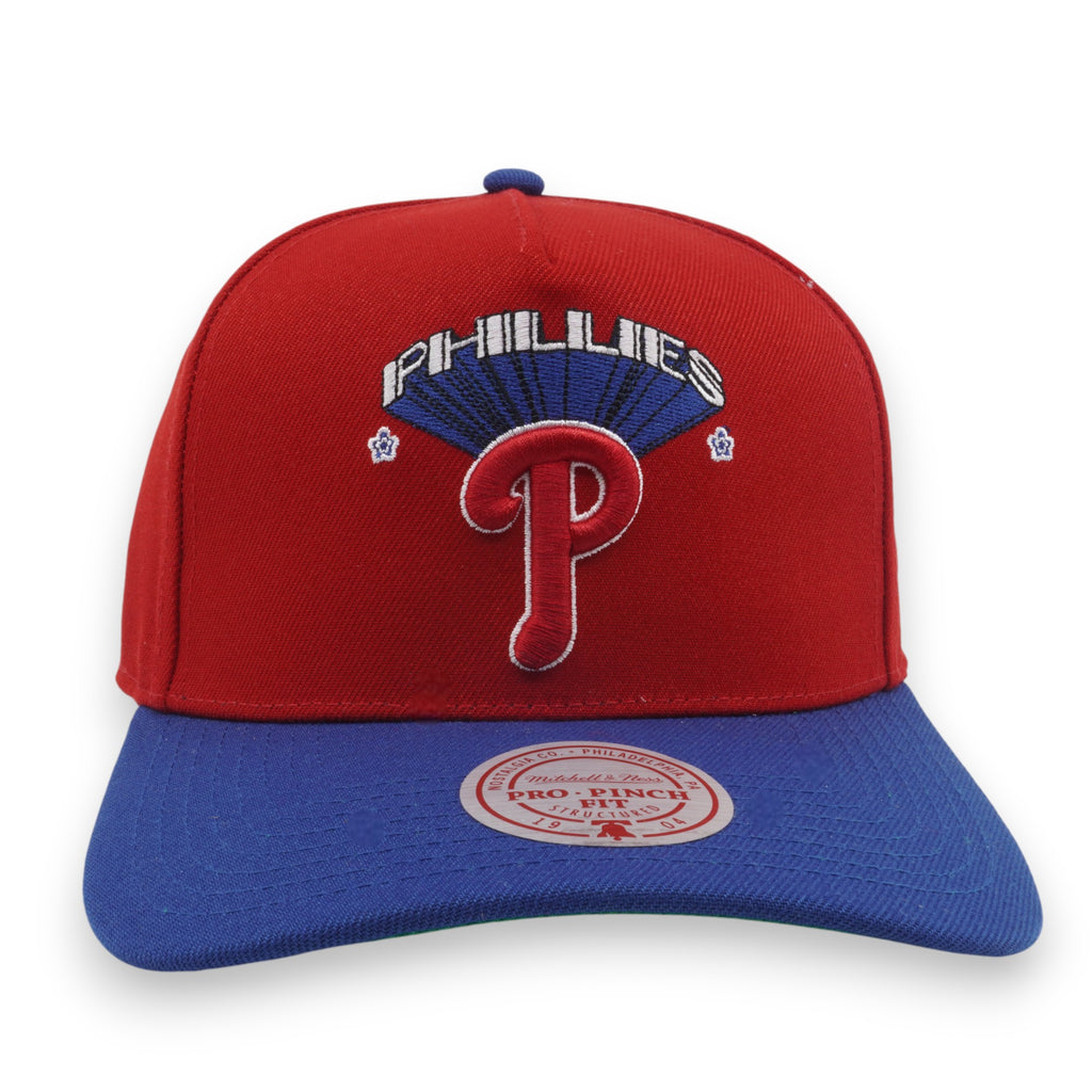 MENS MITCHELL & NESS MLB TEAM STAR PRO SNAPBACK PHILLIES - RED