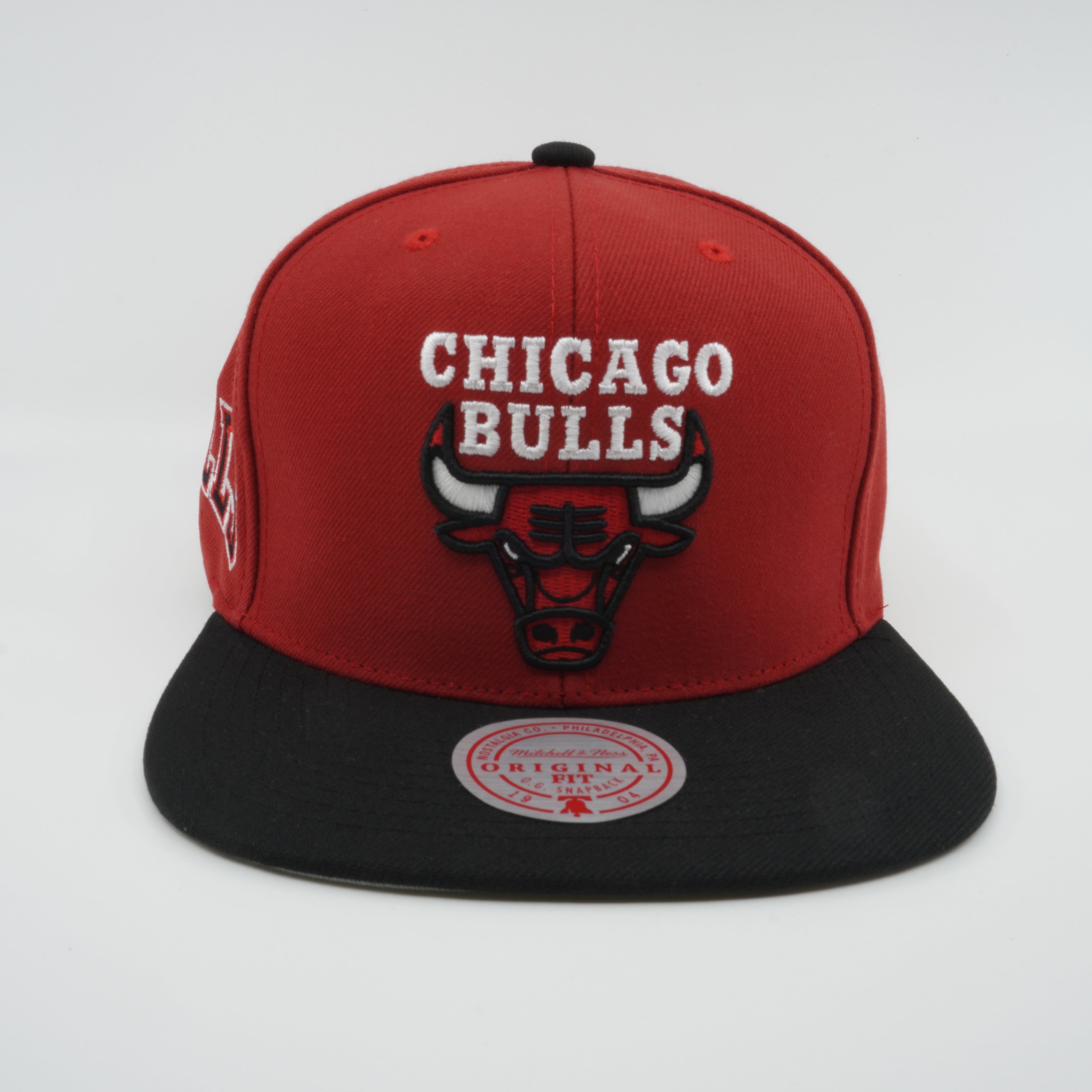 MENS MITCHELL & NESS NBA SIDE CORE 2.0 SNAPBACK BULLS - RED-BLACK