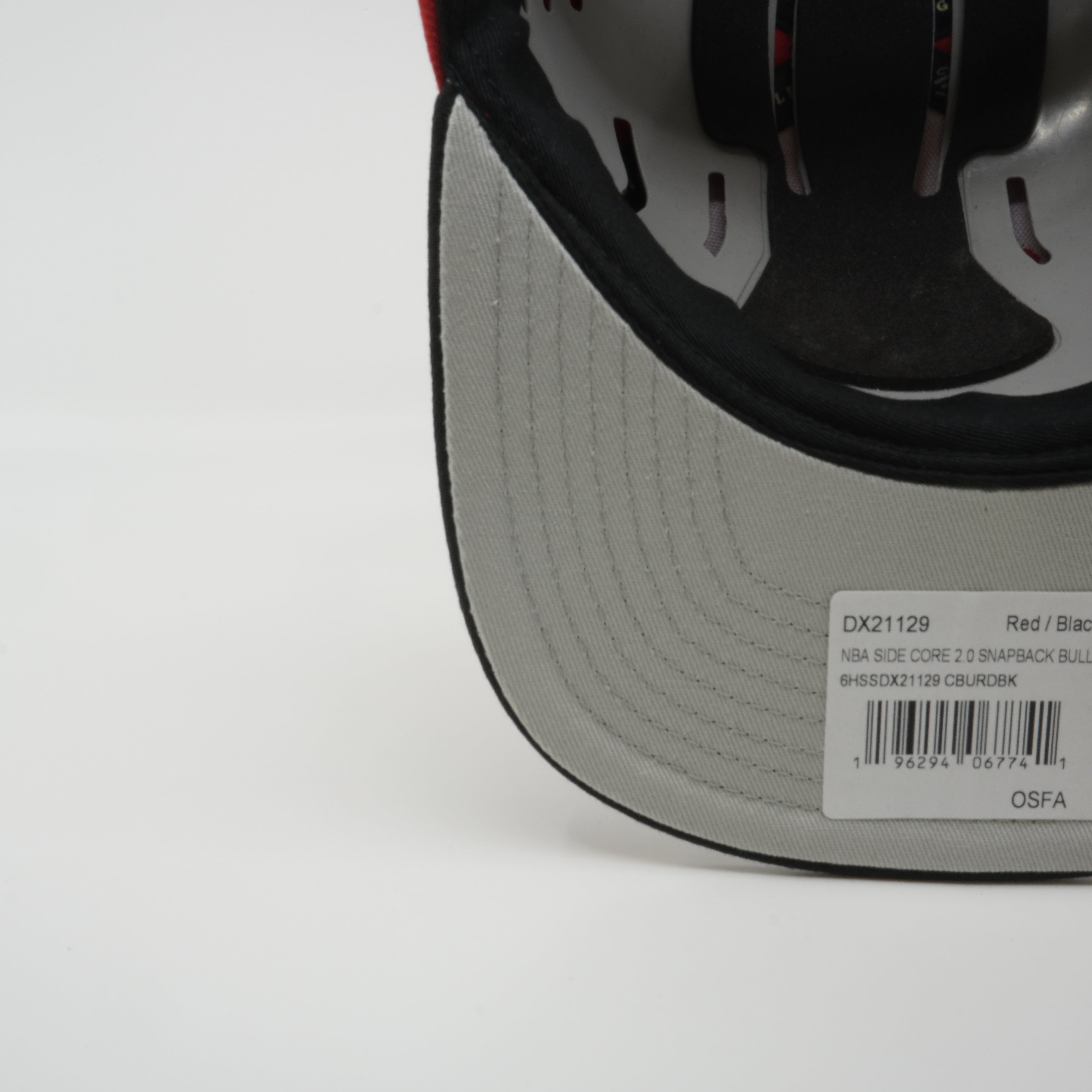 MENS MITCHELL & NESS NBA SIDE CORE 2.0 SNAPBACK BULLS - RED-BLACK