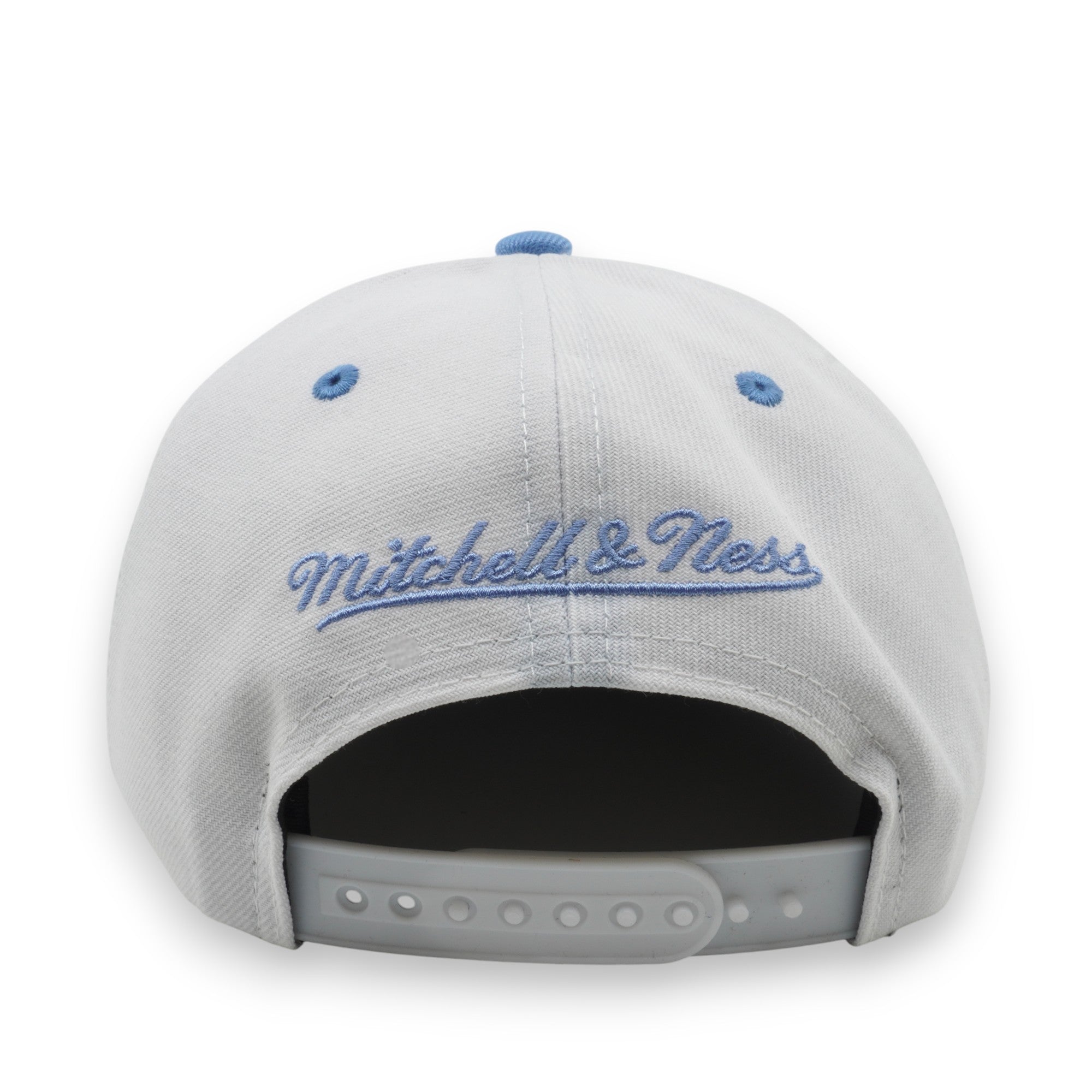 MENS MITCHELL & NESS NBA THREE COLLECTION SNAPBACK WARRIORS - WHITE-LIGHT BLUE