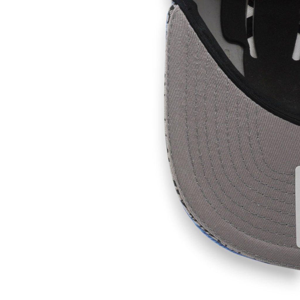 MENS MITCHELL & NESS NBA THREE COLLECTION SNAPBACK WARRIORS - WHITE-LIGHT BLUE