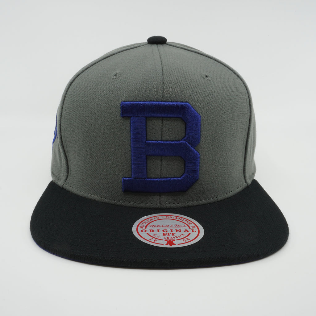 MENS MITCHELL & NESS MLB STORM FRONT SNAPBACK COOP DODGERS - GREY