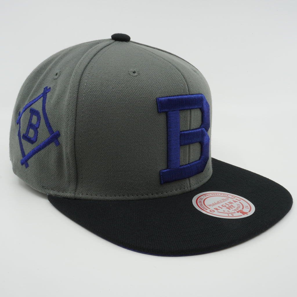 MENS MITCHELL & NESS MLB STORM FRONT SNAPBACK COOP DODGERS - GREY