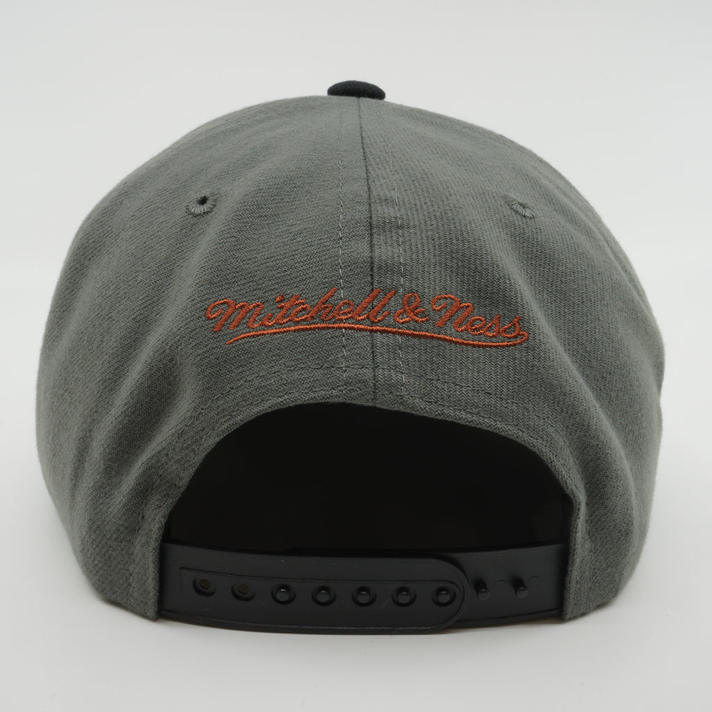 MENS MITCHELL & NESS MLB STORM FRONT SNAPBACK COOP ASTROS - GREY
