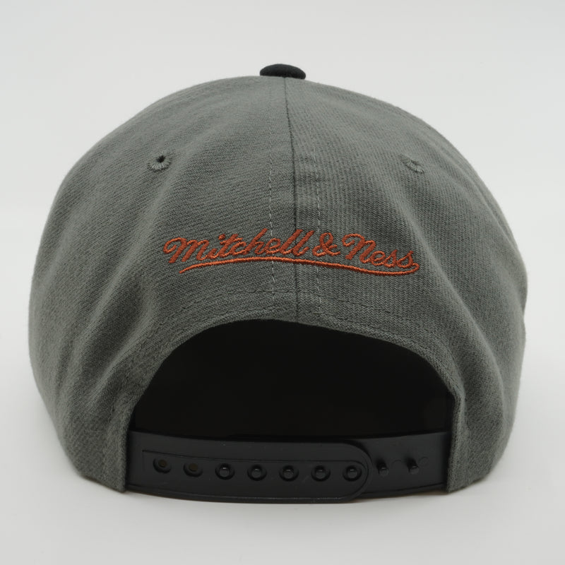 MENS MITCHELL & NESS MLB STORM FRONT SNAPBACK COOP ASTROS - GREY