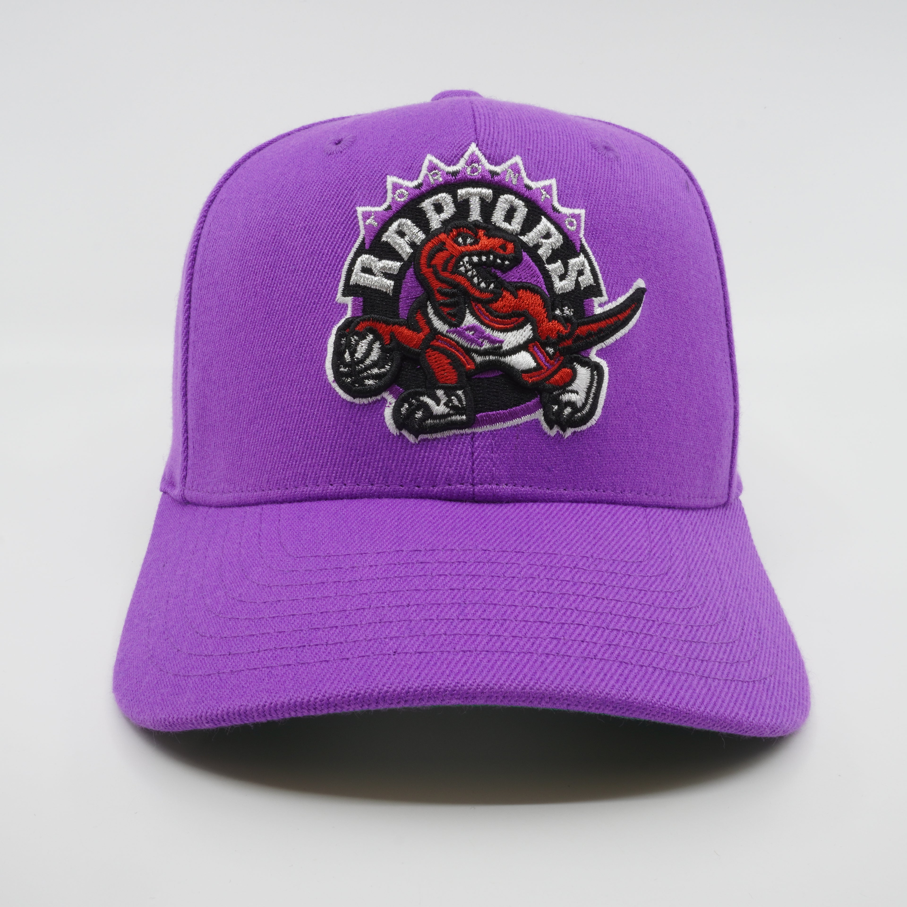 MENS MITCHELL & NESS NBA TEAM GROUND 2.0 STRETCH SNAPBACK HWC RAPTORS - PURPLE