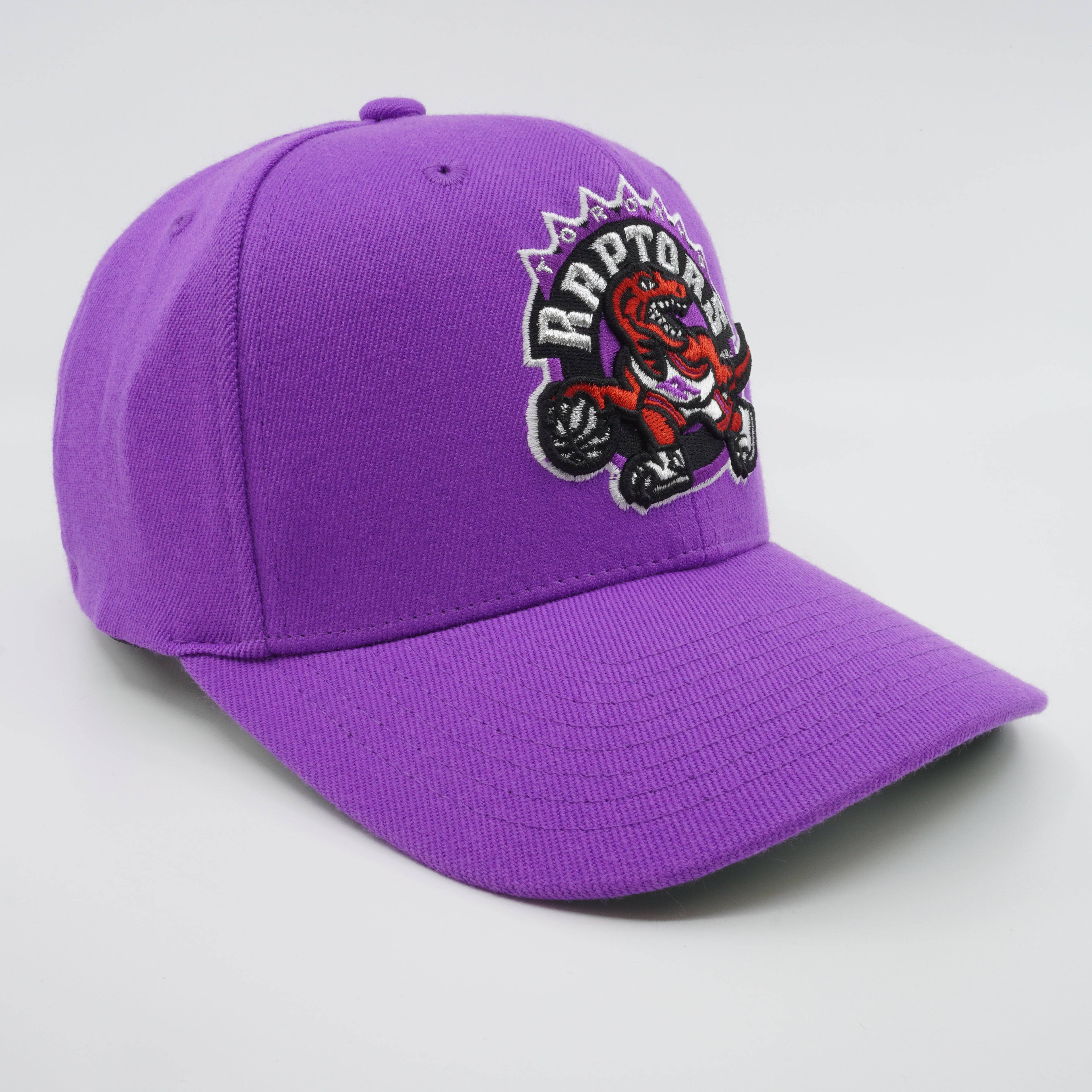 MENS MITCHELL & NESS NBA TEAM GROUND 2.0 STRETCH SNAPBACK HWC RAPTORS - PURPLE