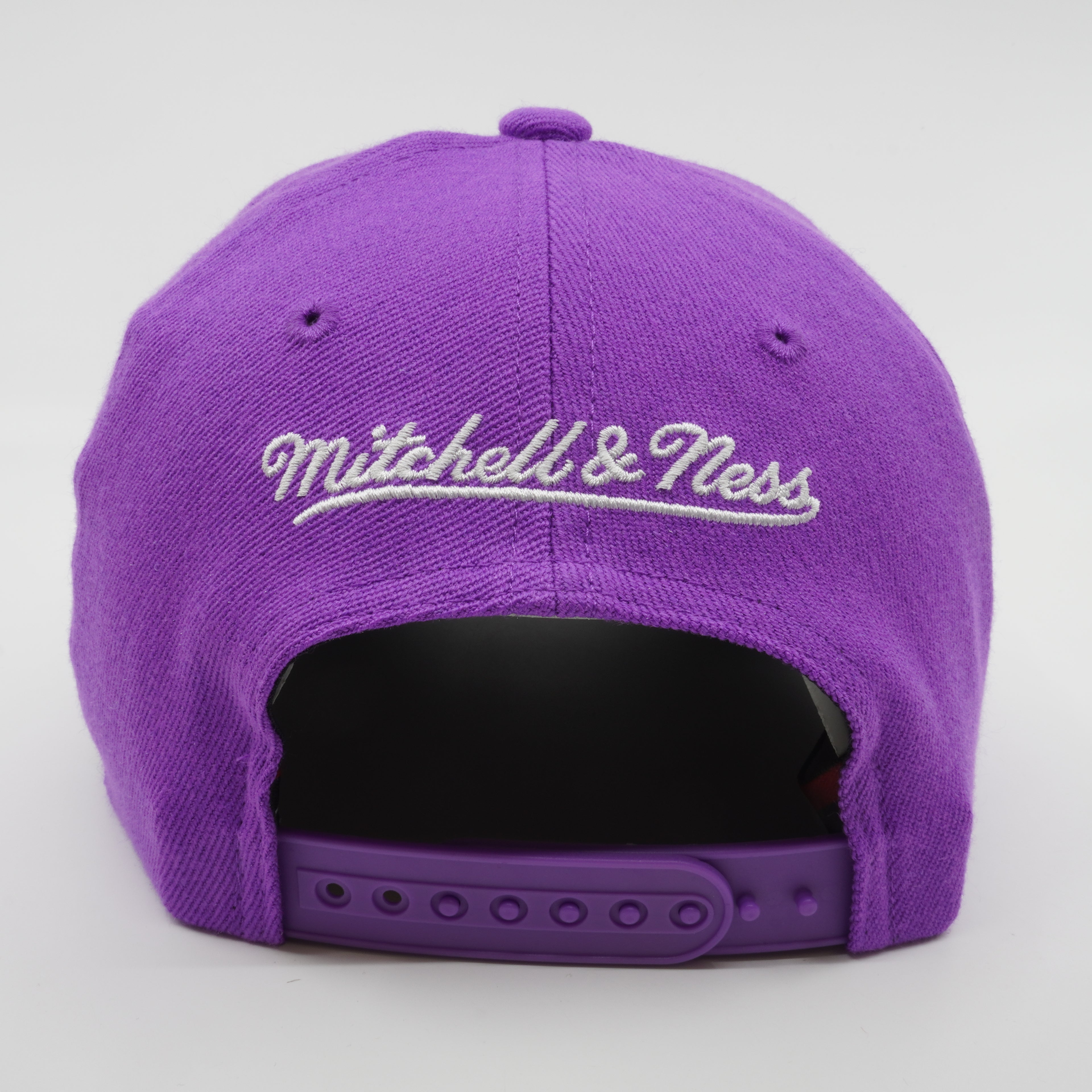 MENS MITCHELL & NESS NBA TEAM GROUND 2.0 STRETCH SNAPBACK HWC RAPTORS - PURPLE