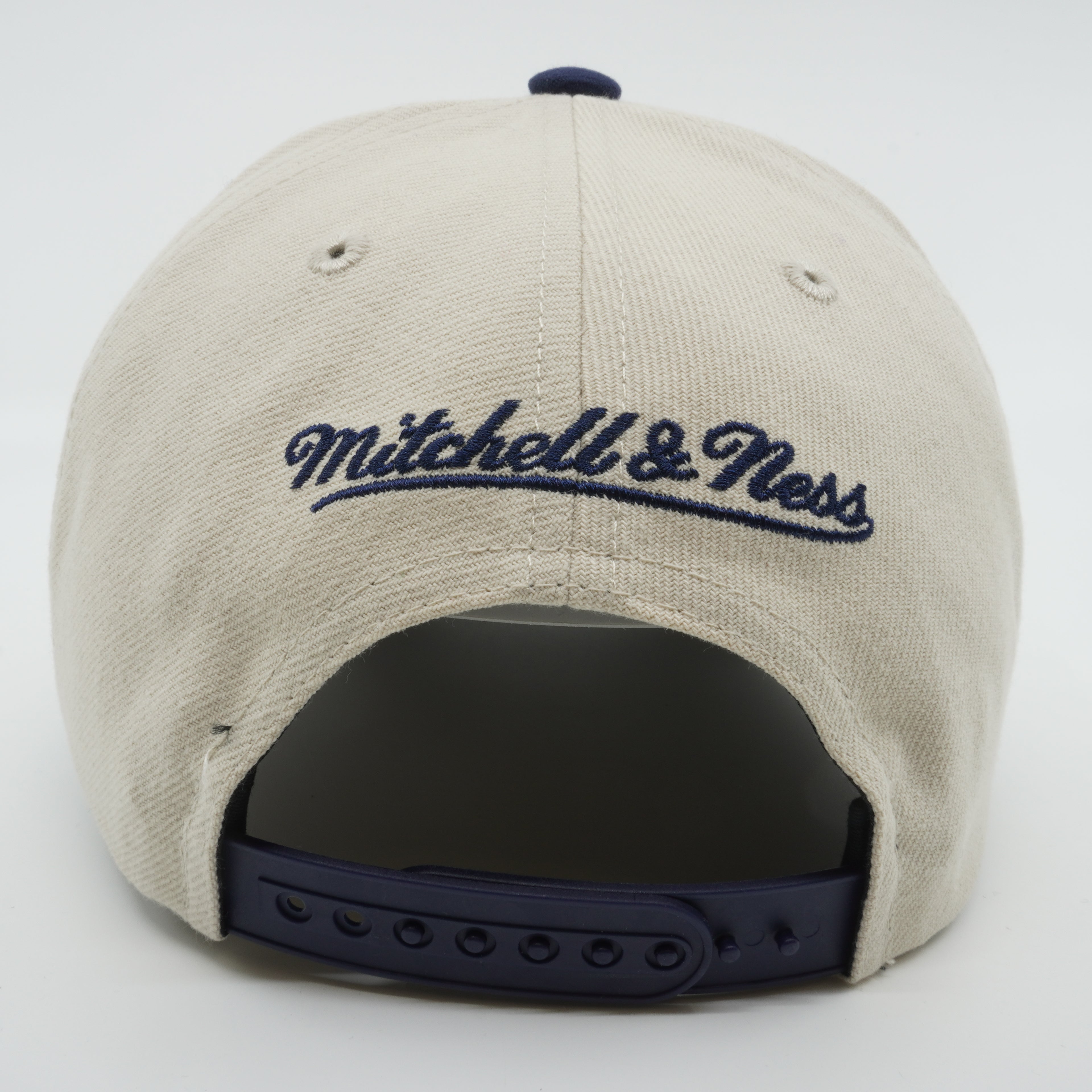 MENS MITCHELL & NESS NBA GAME ON PRO SNAPBACK HWC PACERS - OFF WHITE