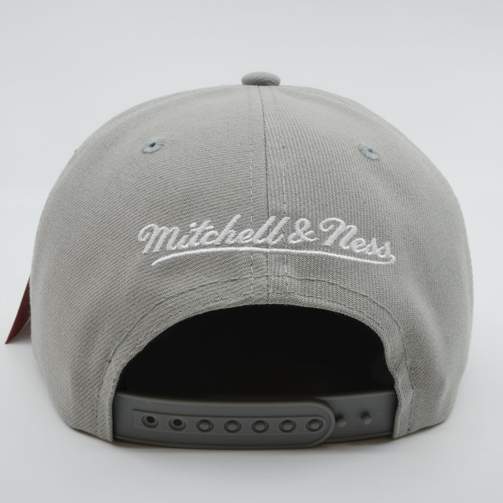 MENS MITCHELL & NESS NBA MUNCH TIME SNAPBACK HWC NUGGETS - GREY