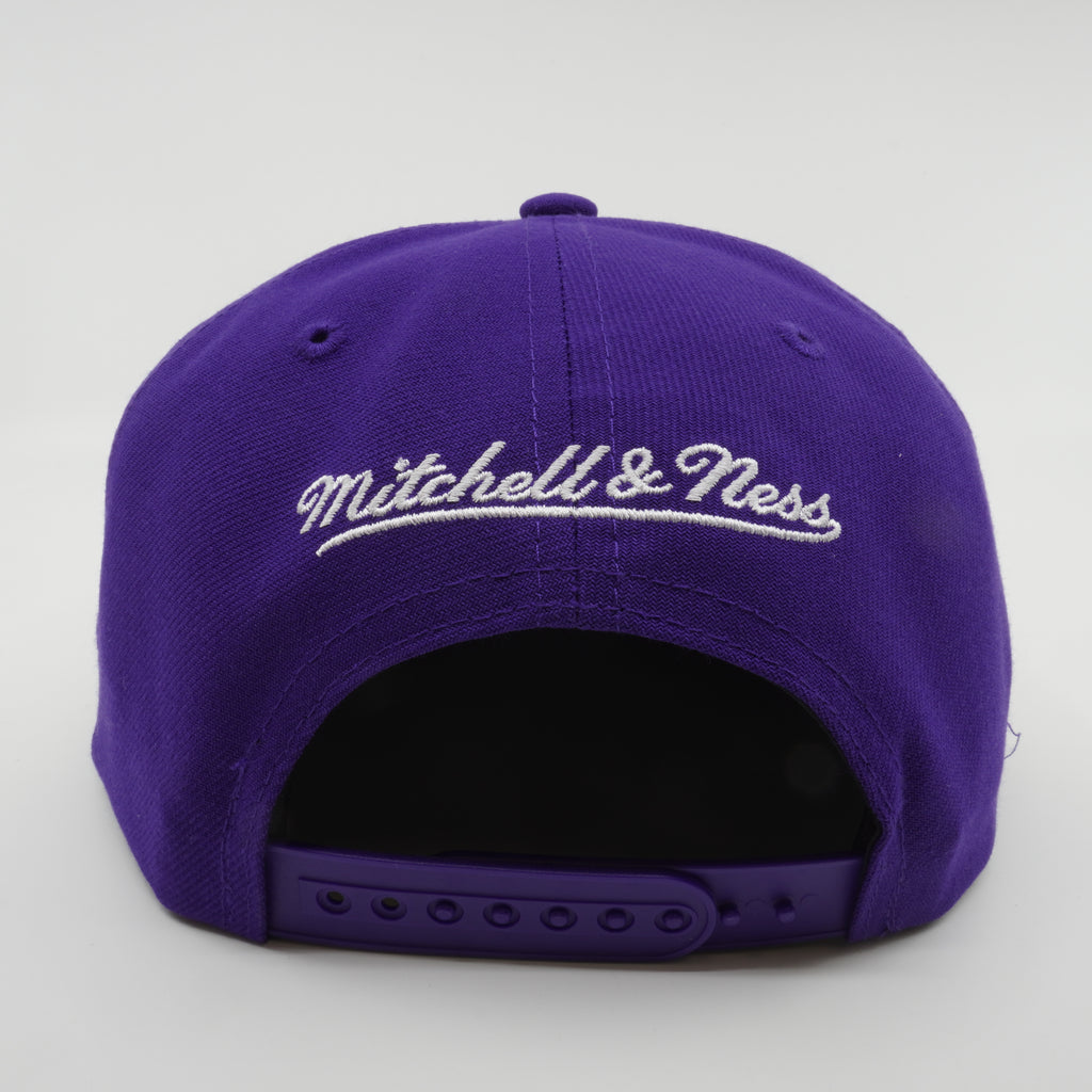 MENS MITCHELL & NESS NBA PSYCHEDELIC SNAPBACK HWC RAPTORS - PURPLE