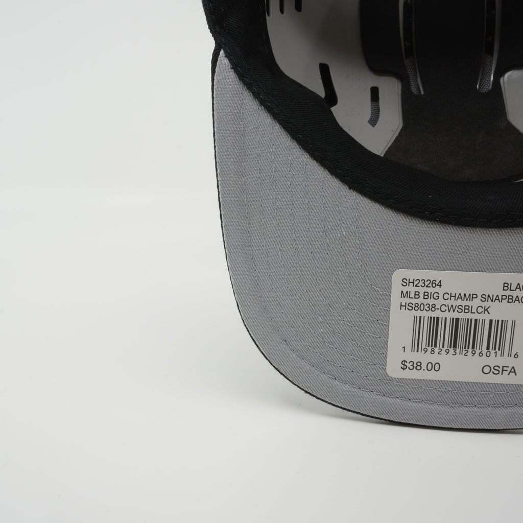 MENS MITCHELL & NESS MLB BIG CHAMP SNAPBACK WHITE SOX 2005 - BLACK