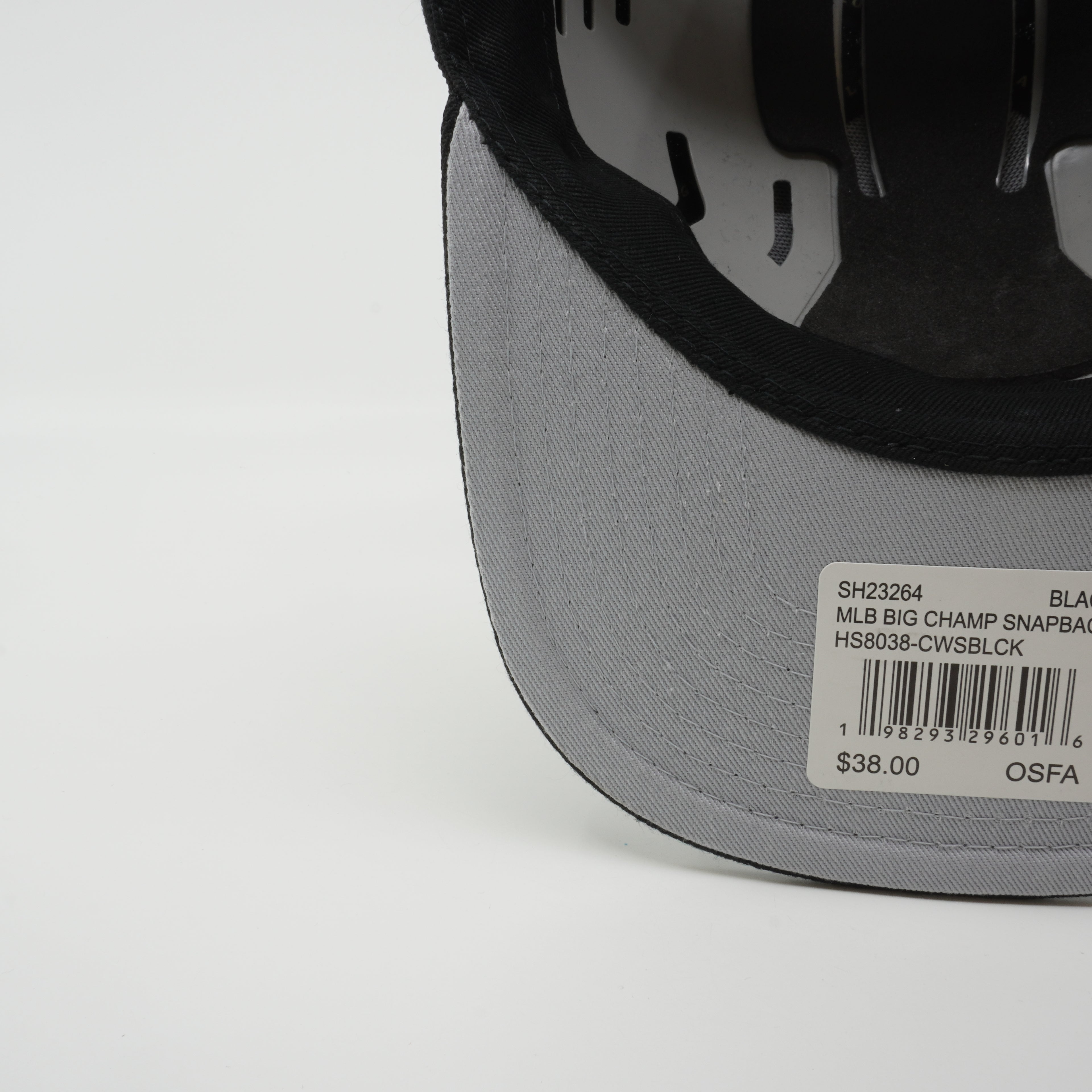 MENS MITCHELL & NESS MLB BIG CHAMP SNAPBACK WHITE SOX 2005 - BLACK