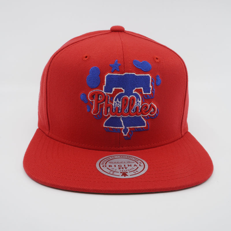 MENS MITCHELL & NESS MLB GSHADOW SNAPBACK PHILLIES - RED