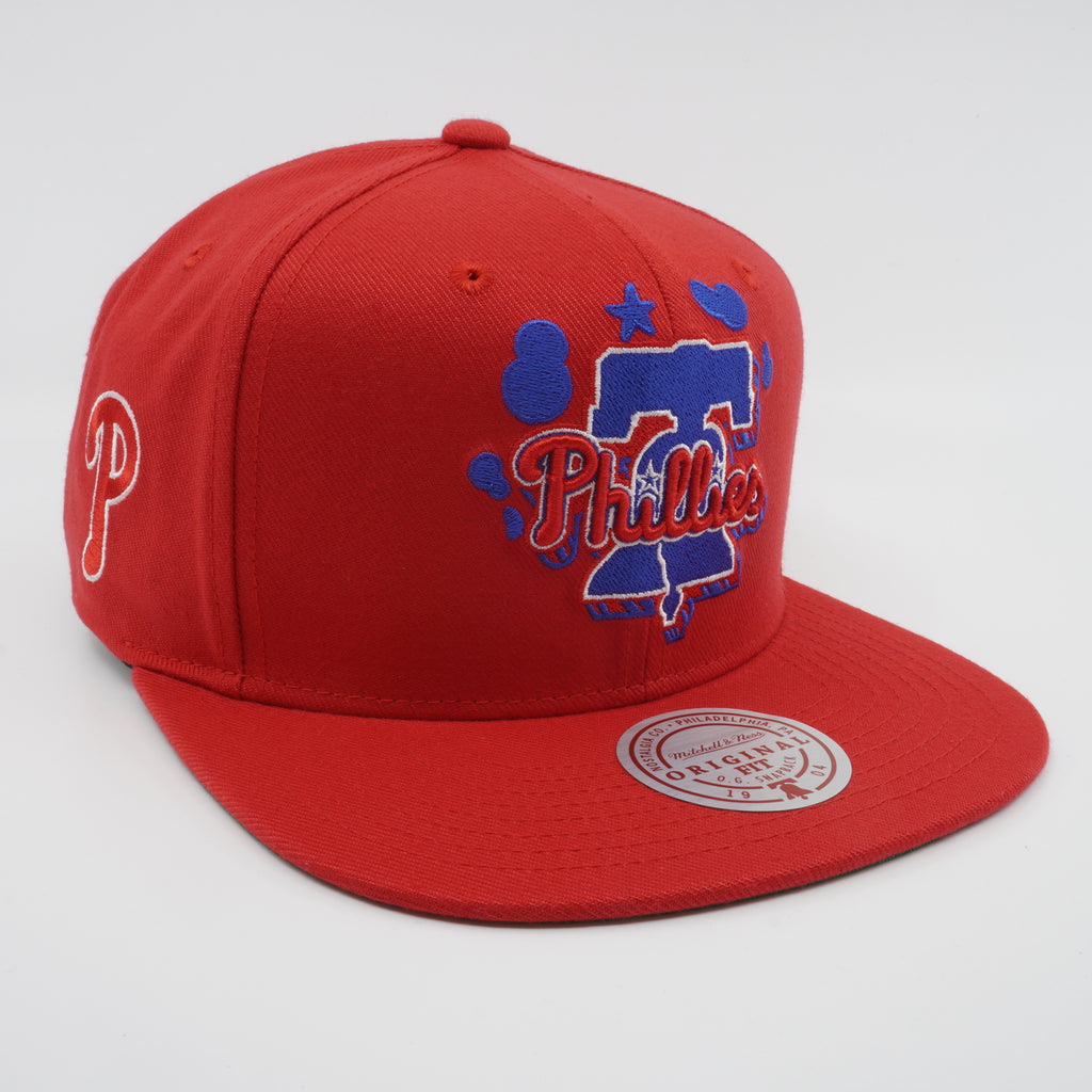 MENS MITCHELL & NESS MLB GSHADOW SNAPBACK PHILLIES - RED