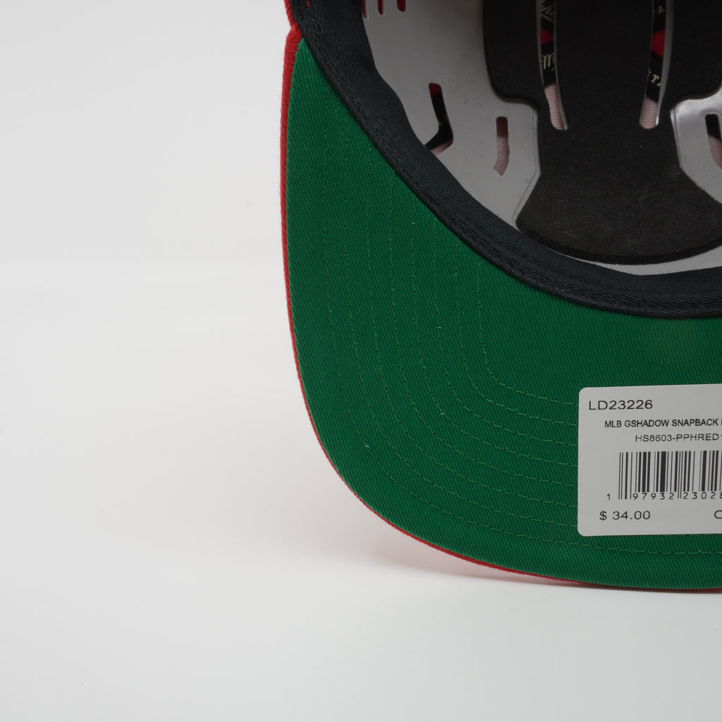 MENS MITCHELL & NESS MLB GSHADOW SNAPBACK PHILLIES - RED