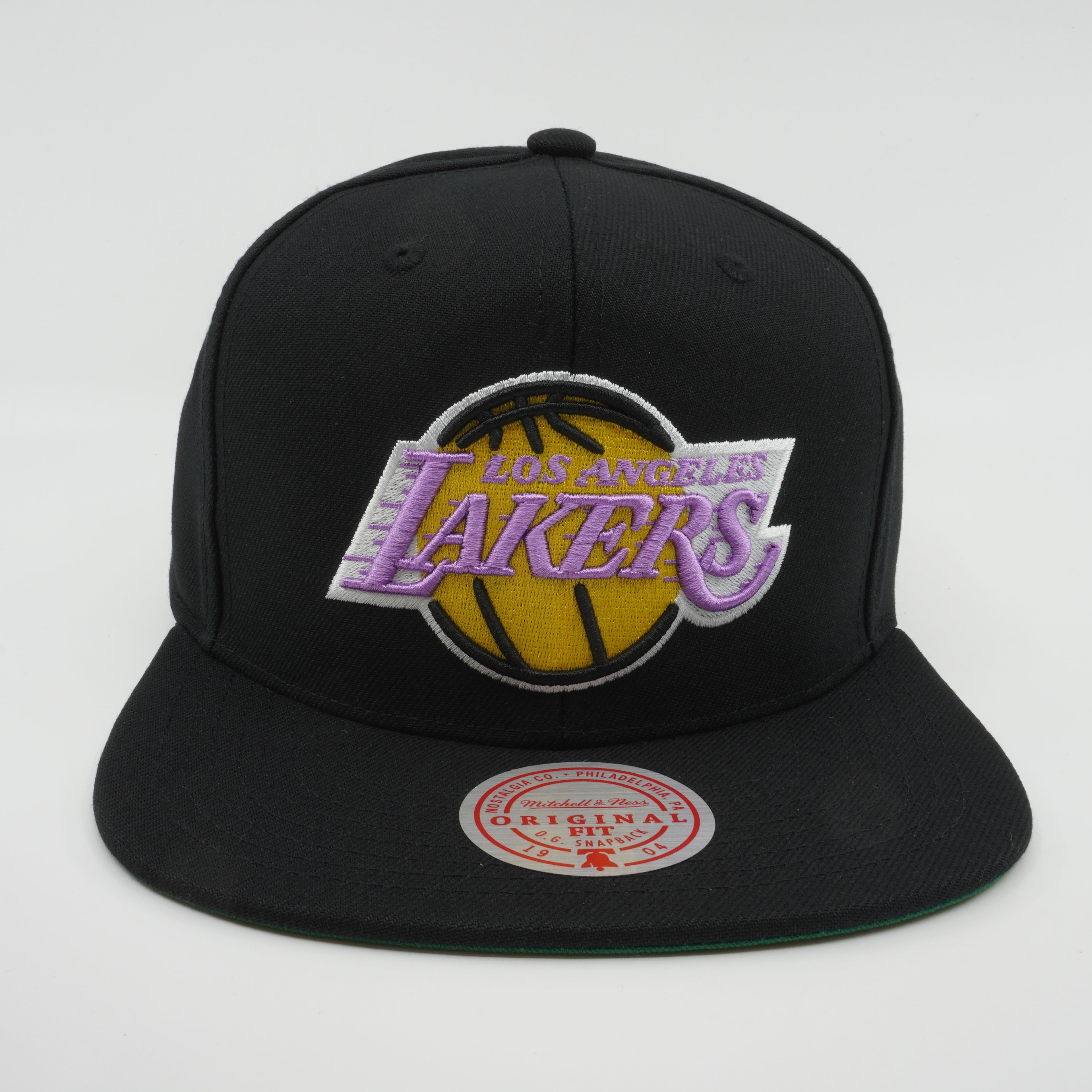 MENS MITCHELL & NESS NBA CORE BASIC SNAPBACK HWC LAKERS - BLACK