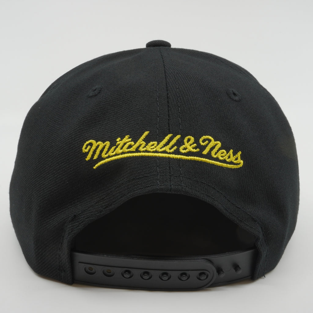 MENS MITCHELL & NESS NBA CORE BASIC SNAPBACK HWC LAKERS - BLACK
