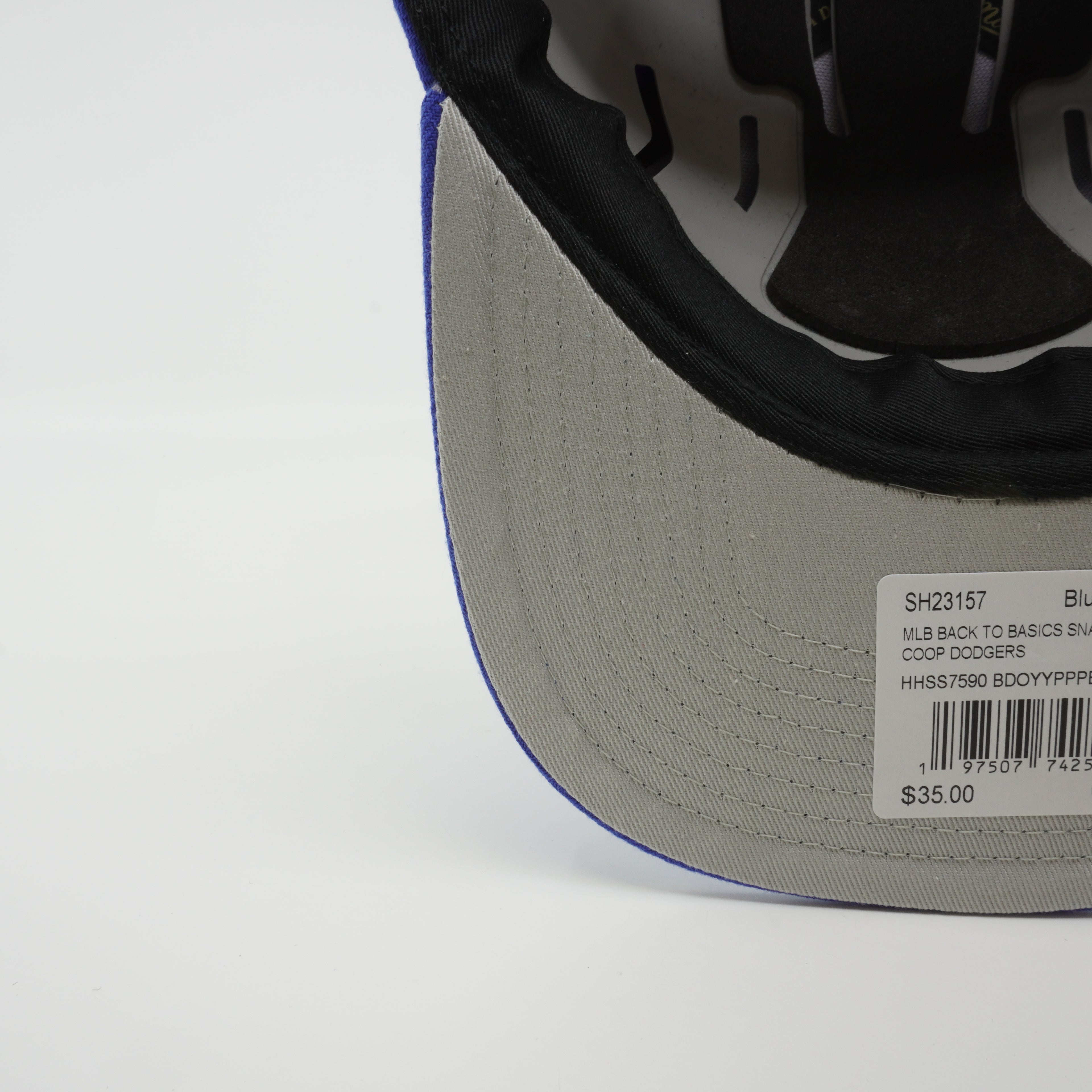 MENS MITCHELL & NESS MLB BACK TO BASICS SNAPBACK COOP DODGERS - BLUE