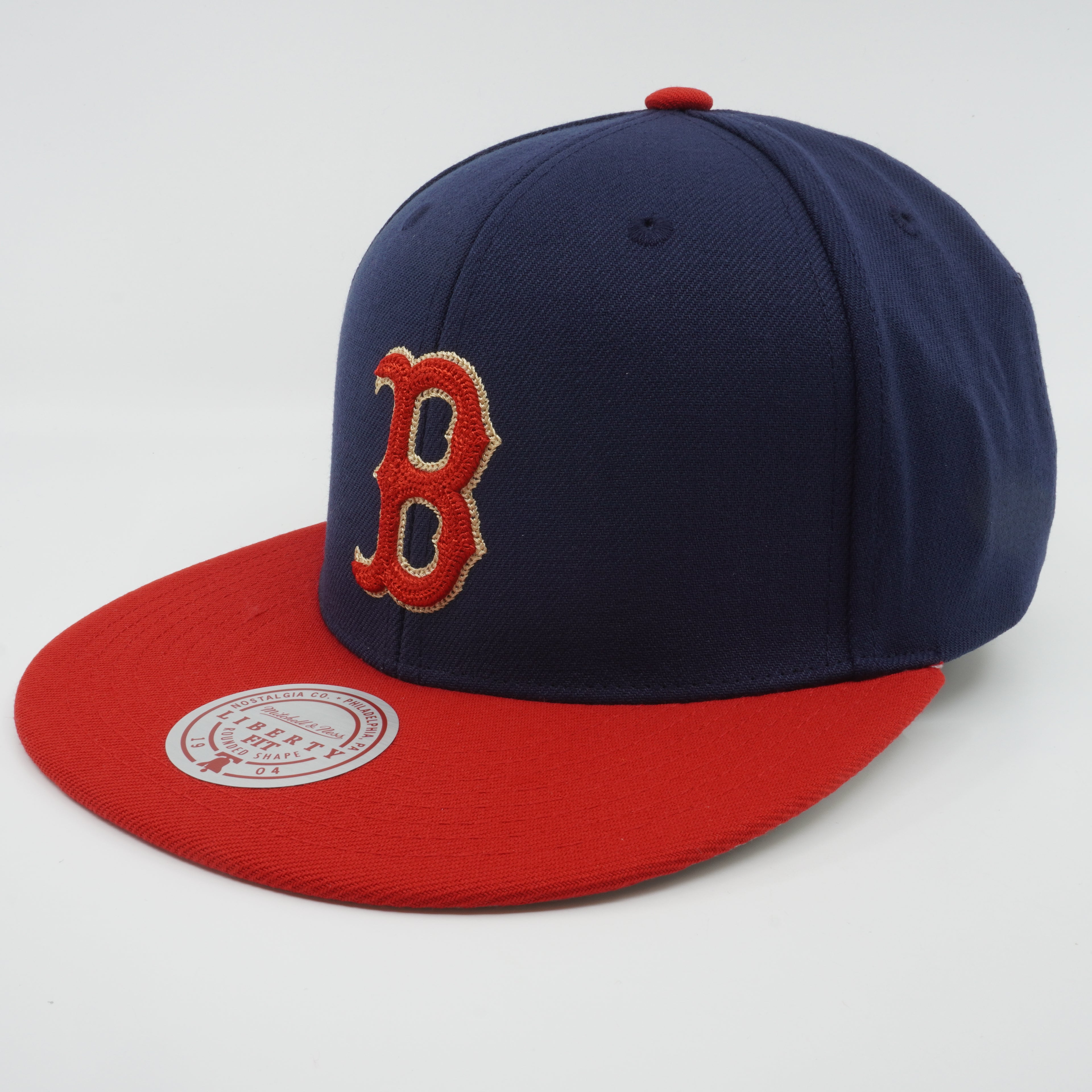 MENS MITCHELL & NESS MLB JUMP OFF SNAPBACK RED SOX - NAVY