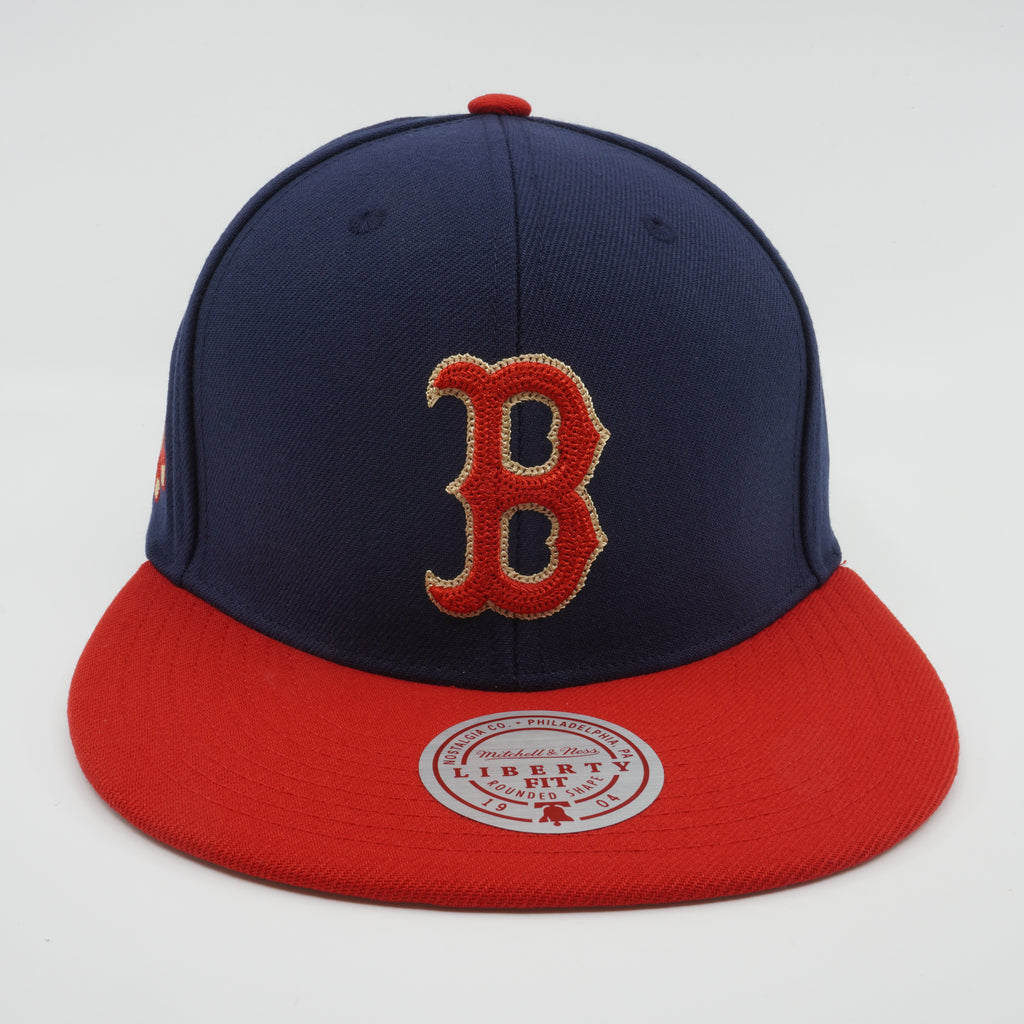 MENS MITCHELL & NESS MLB JUMP OFF SNAPBACK RED SOX - NAVY