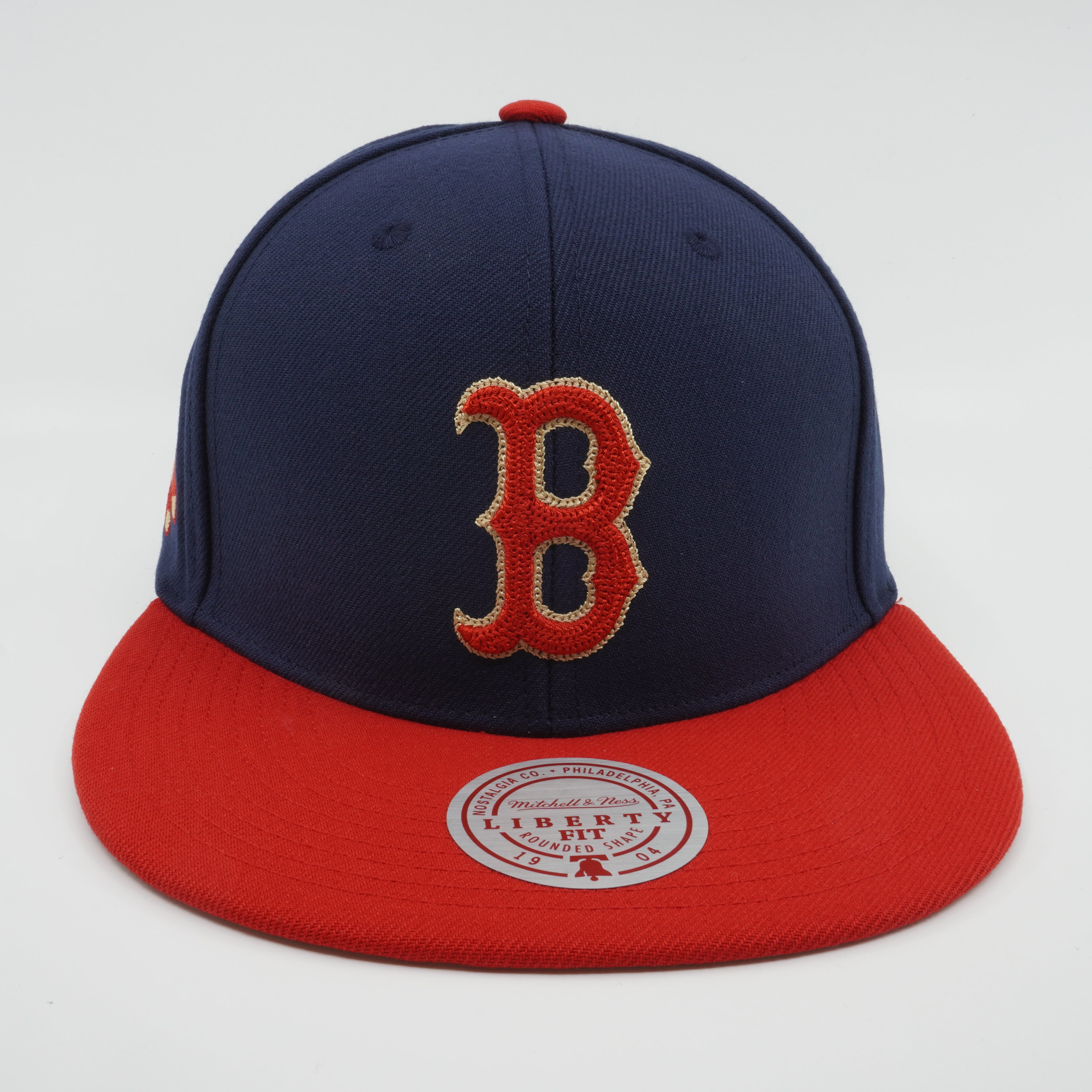 MENS MITCHELL & NESS MLB JUMP OFF SNAPBACK RED SOX - NAVY