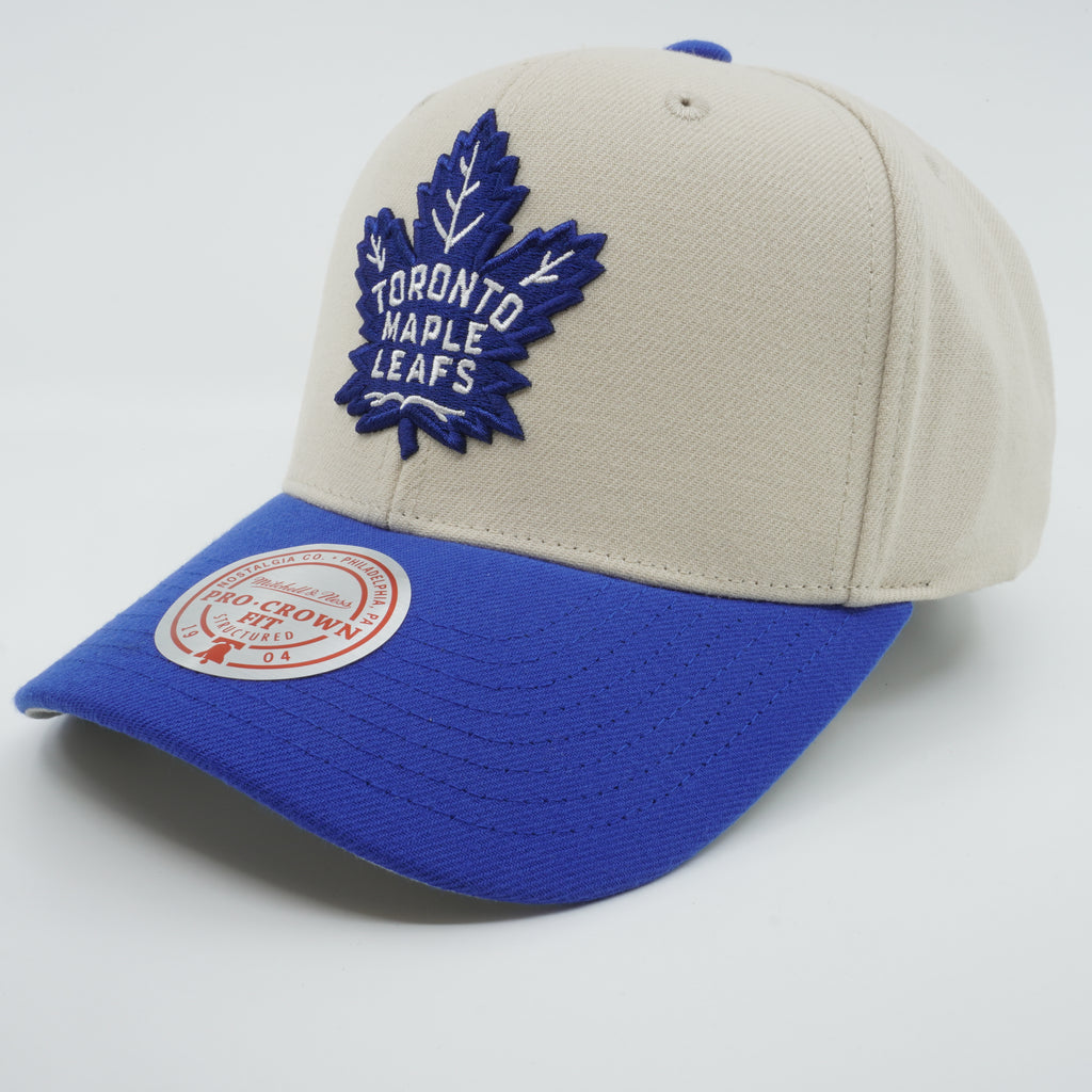 MENS MITCHELL & NESS NHL GAME ON PRO SNAPBACK MAPLE LEAFS - OFF WHITE