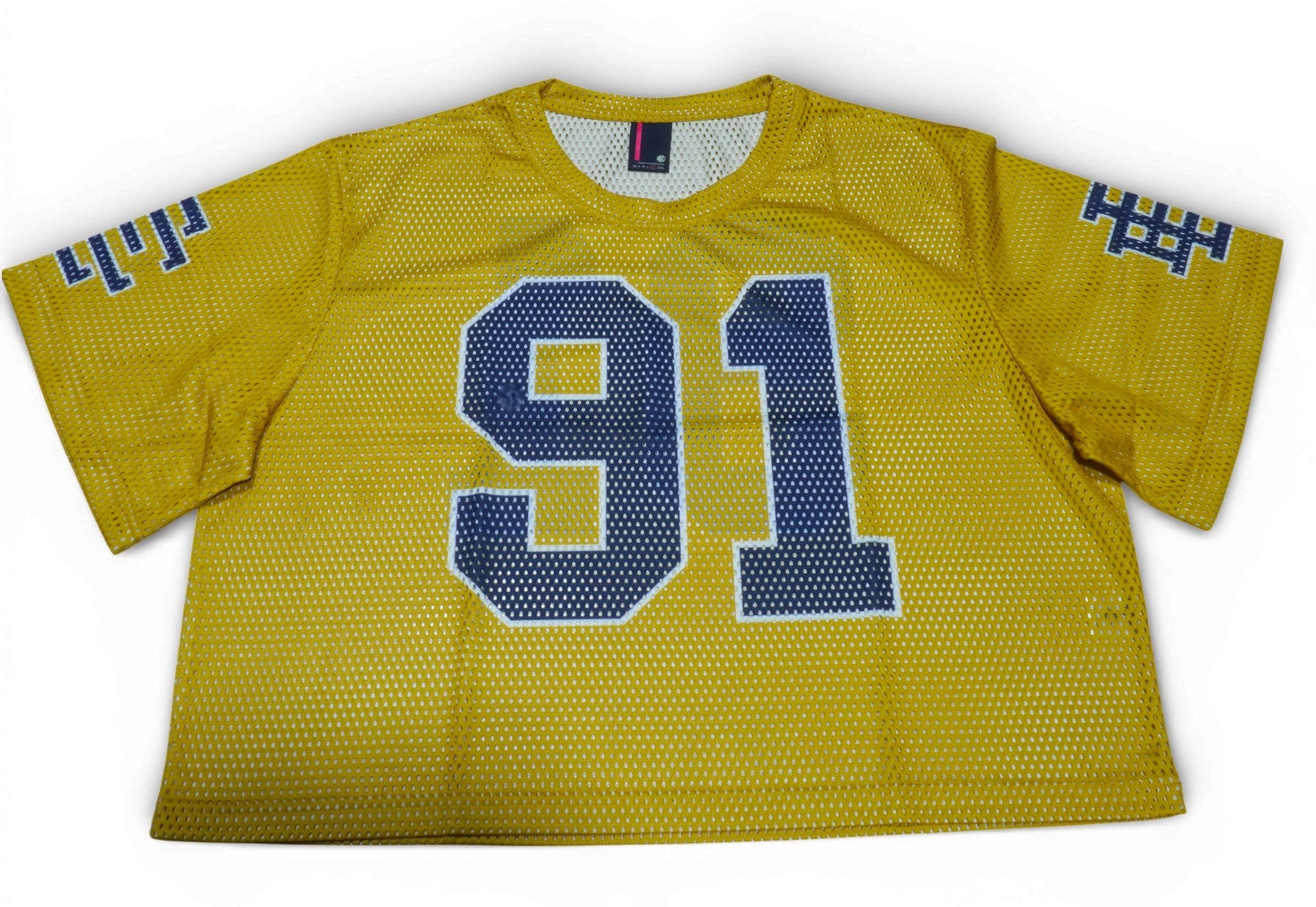 [EECO25MS87-000YENV] MENS ERIC EMANUEL EE CROPPED JERSEY CORE MESH