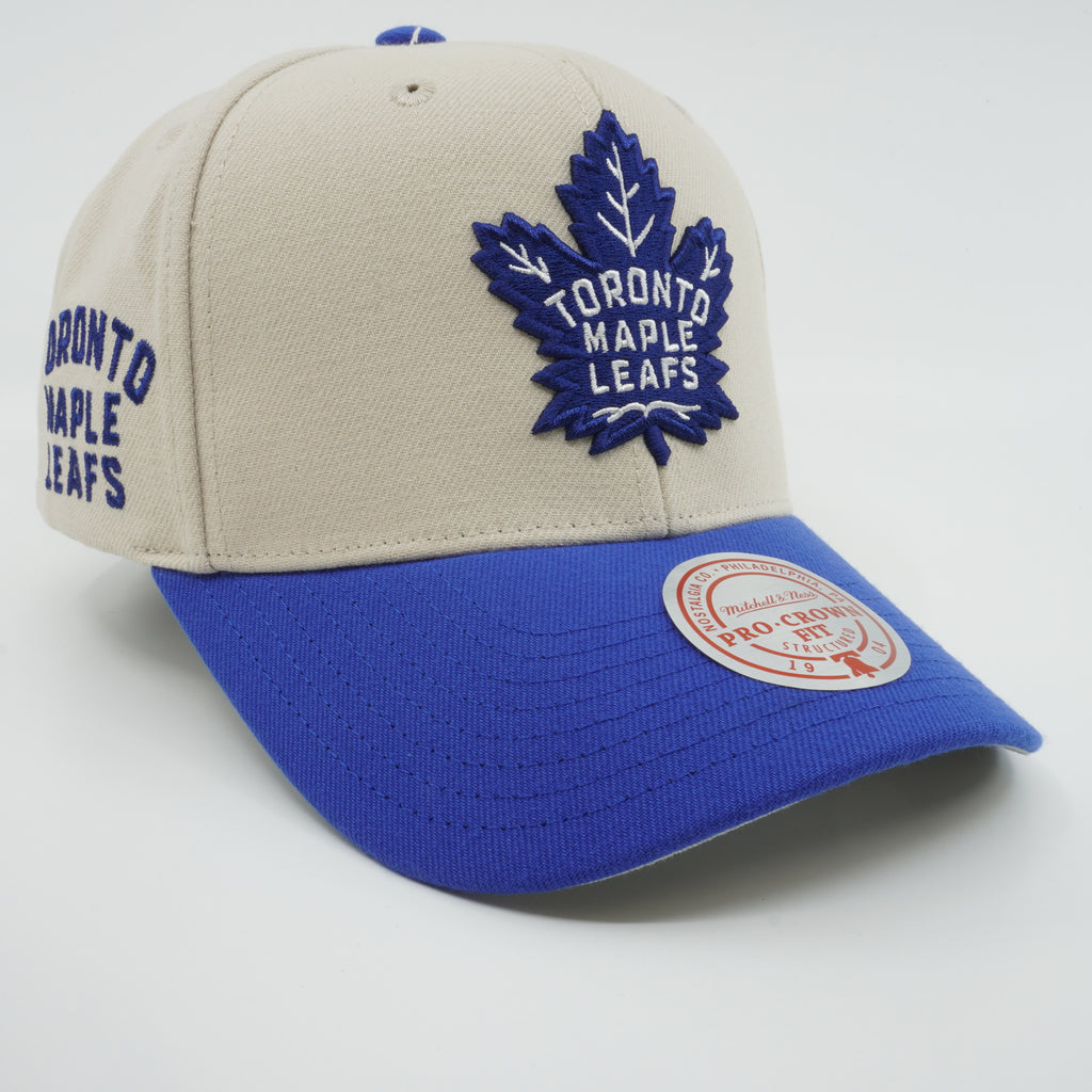 MENS MITCHELL & NESS NHL GAME ON PRO SNAPBACK MAPLE LEAFS - OFF WHITE
