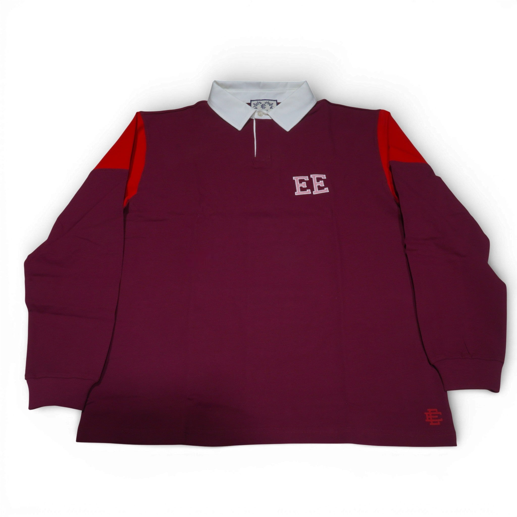 [EECO25CO82-000RDWH] MENS ERIC EMANUEL EE RUGBY POLO
