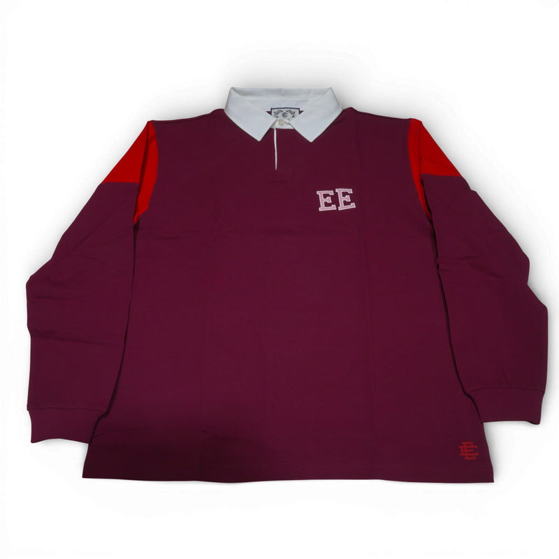 [EECO25CO82-000RDWH] MENS ERIC EMANUEL EE RUGBY POLO