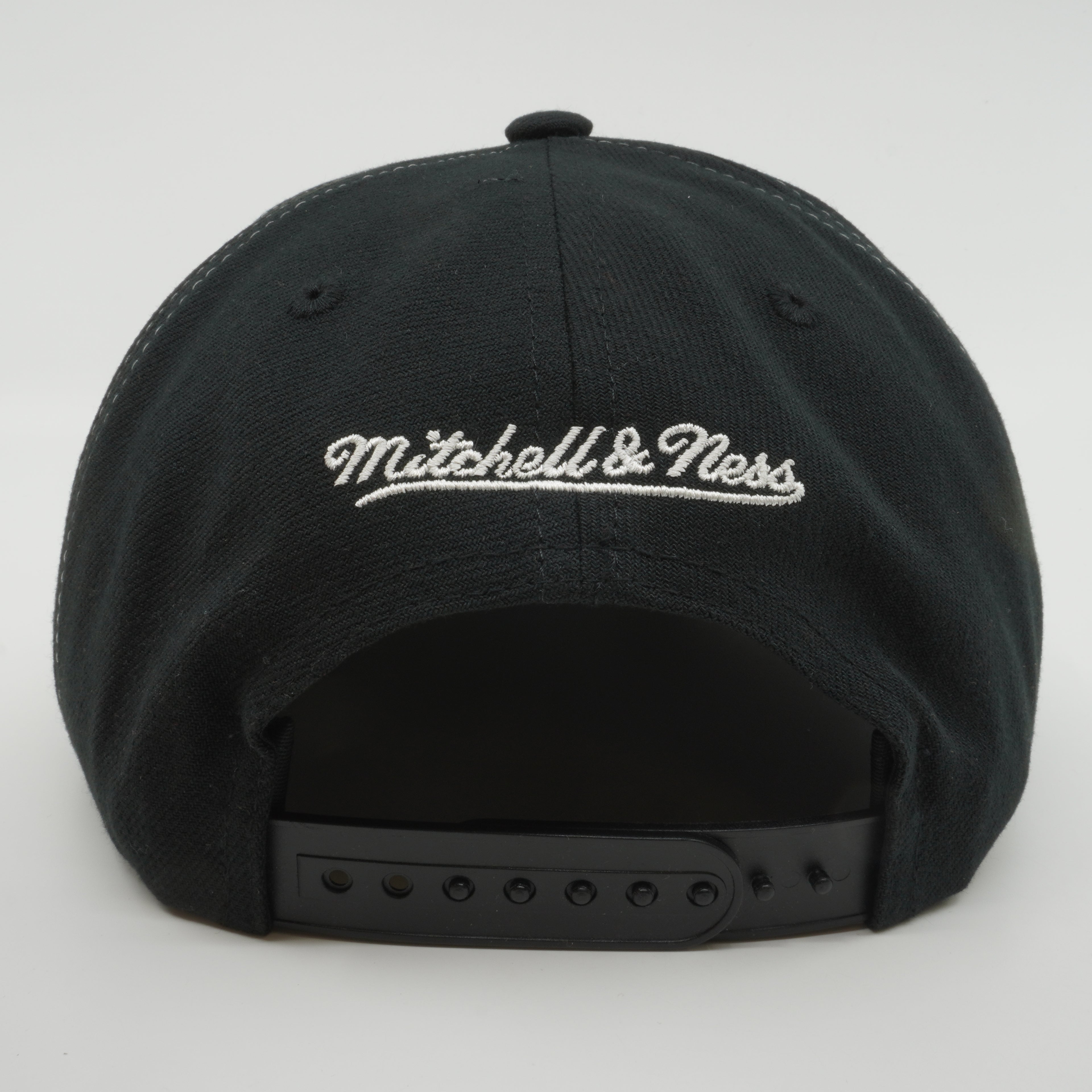 MENS MITCHELL & NESS MLB BIG TEXT 1 SNAPBACK WHITE SOX - BLACK