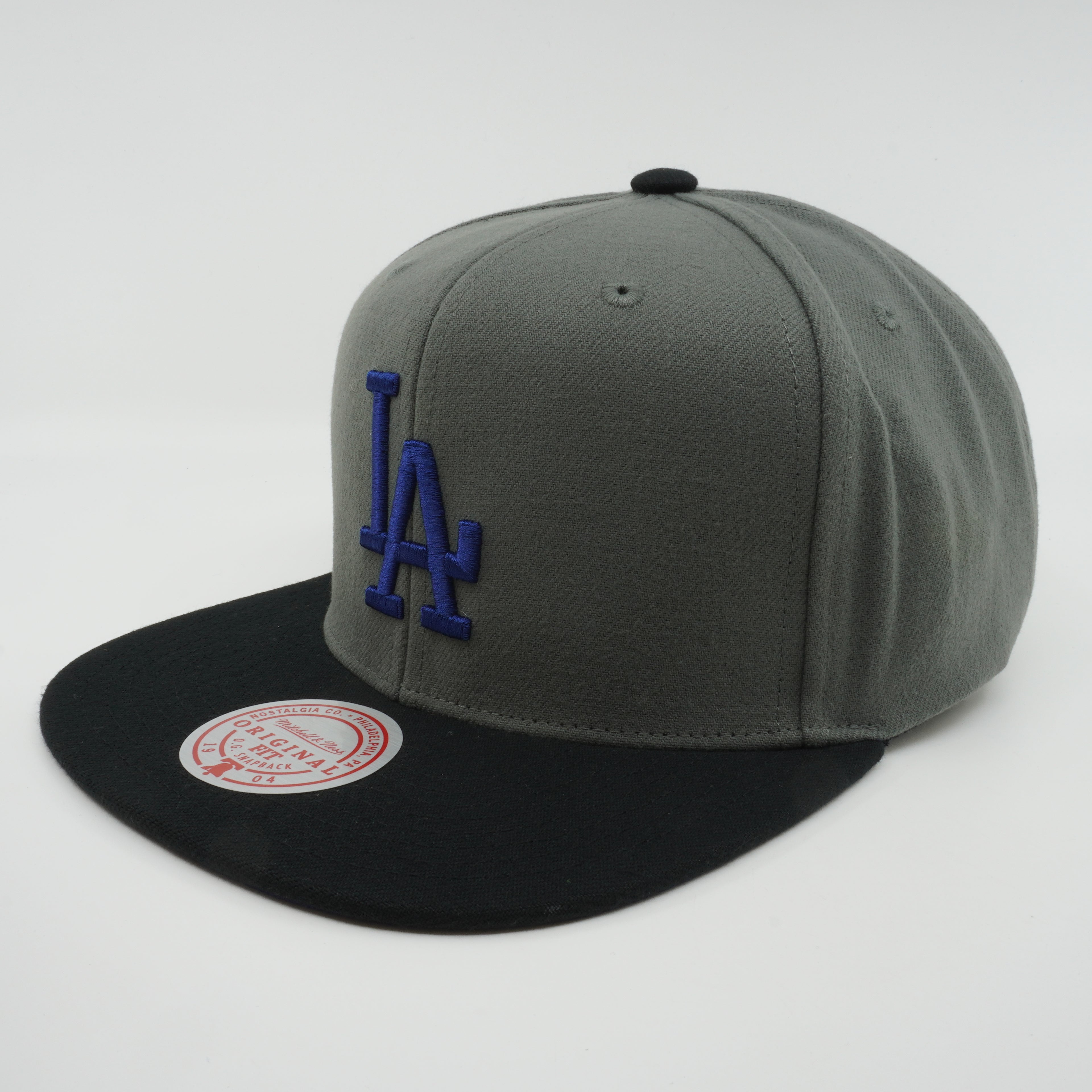 MENS MITCHELL & NESS MLB STORM FRONT SNAPBACK DODGERS - GREY